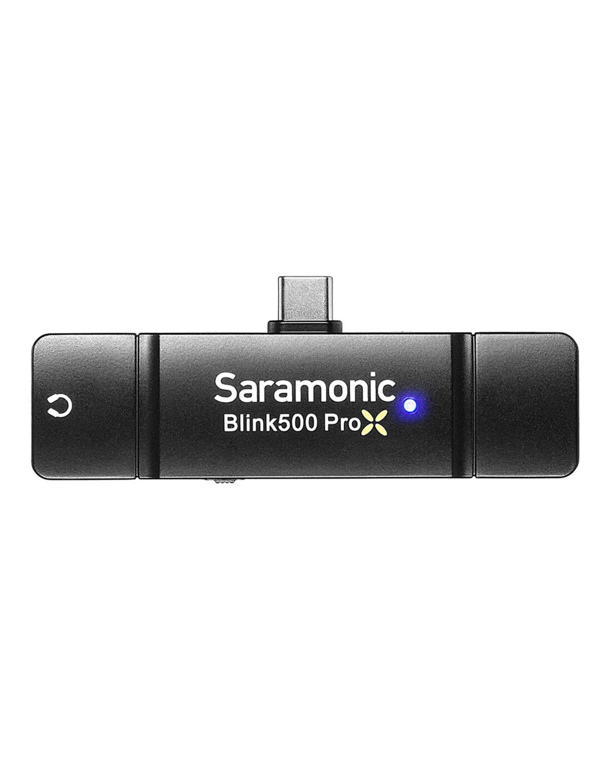 1 Saramonic Blink 500 ProX RXUC Dual-Channel Digital Wireless Receiver with USB-C Connector (2.4 GHz) - Black, 1 of 3