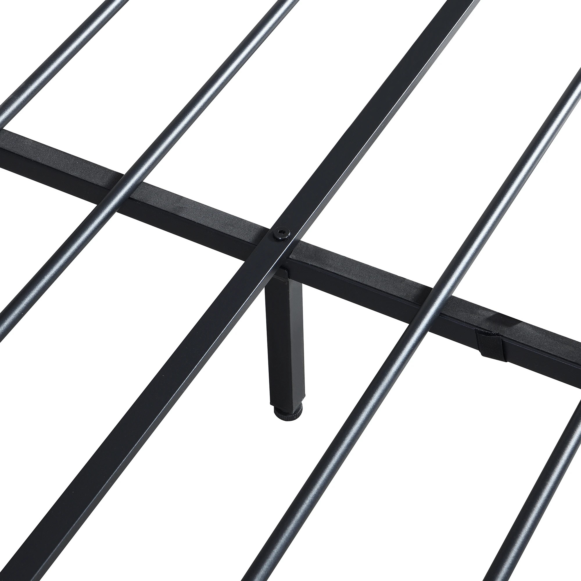 6 Levede King Bed Frame with LED USB and Storage Bedhead, 6 of 9