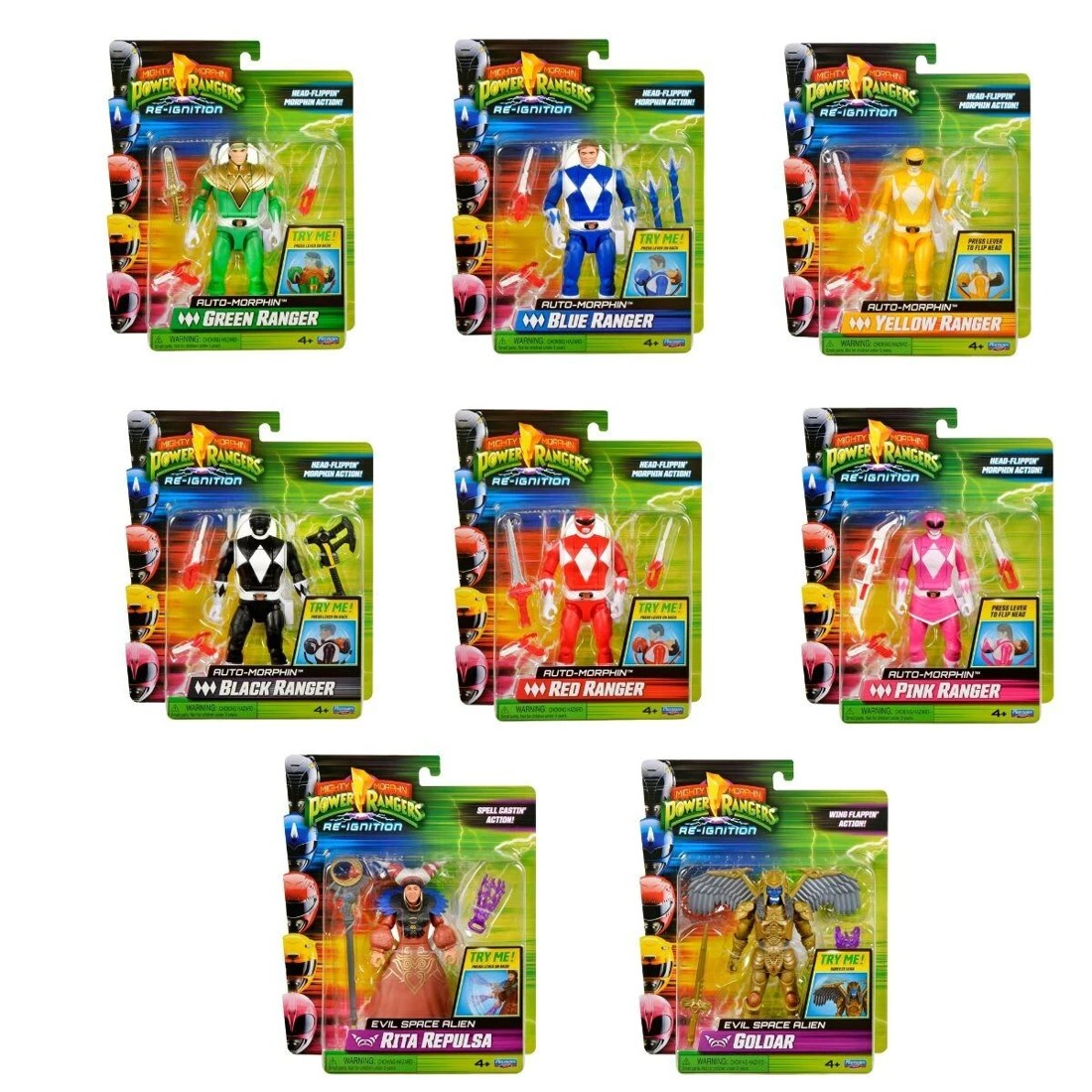 1 15cm Mighty Morphin Power Rangers Re-Ignition Action Figure - Assorted, 1 of 3