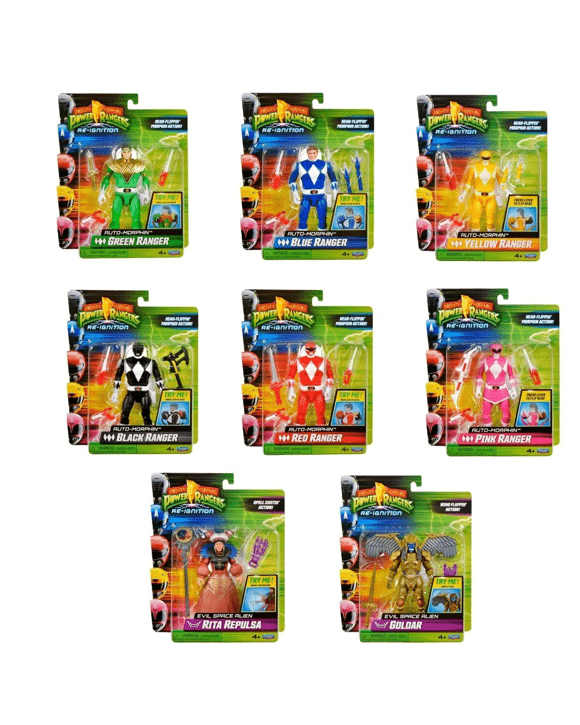 15cm Mighty Morphin Power Rangers Re-Ignition Action Figure - Assorted