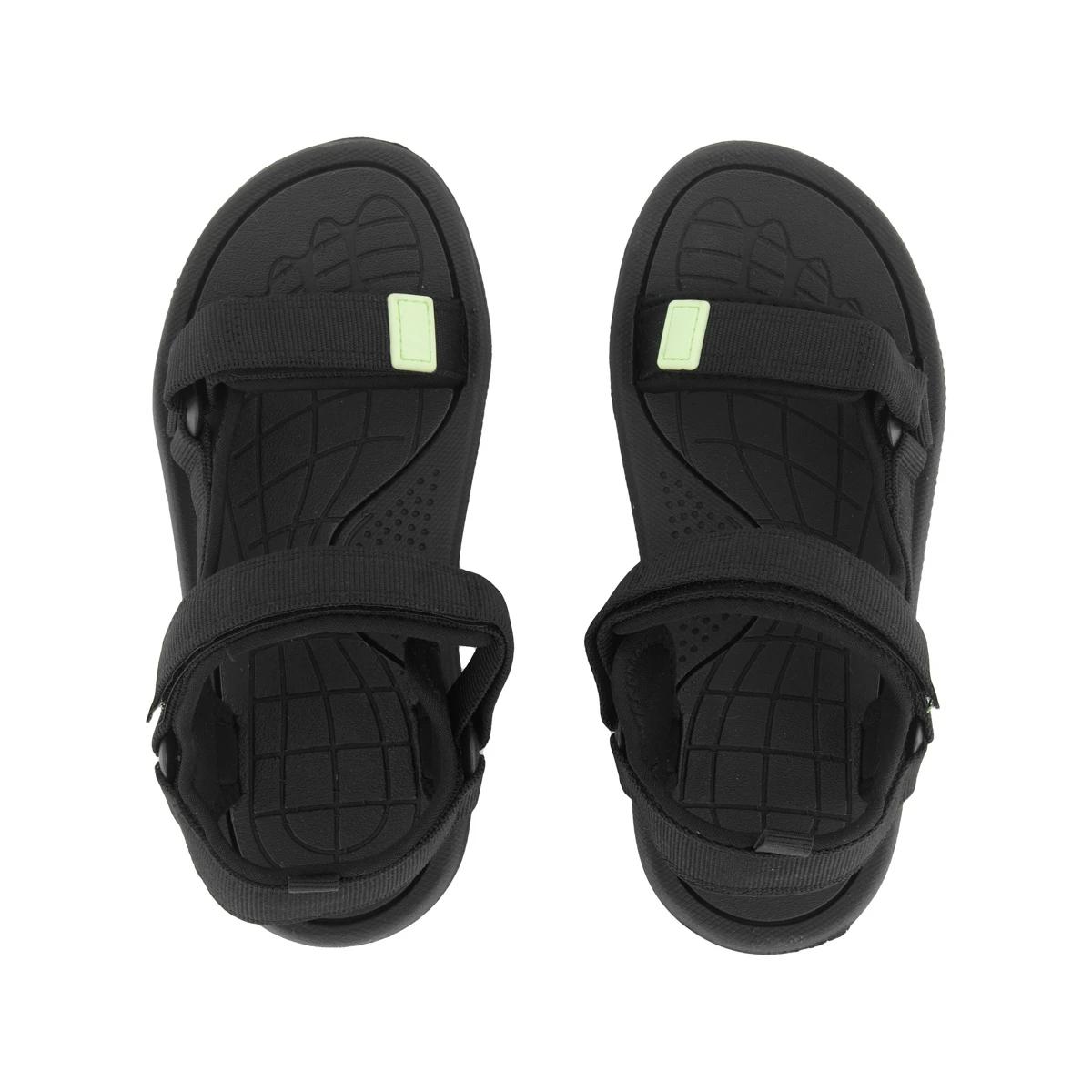 3 Senior Sports Sandals BLACK, 3 of 4