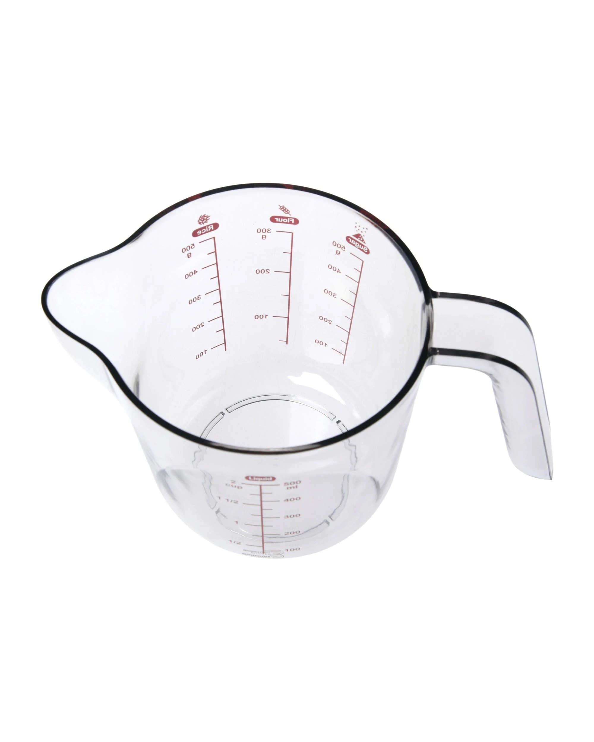 3 Gourmet Kitchen Modern Weight Conversion Measuring Cup AS 500ml/2 cups - Grey, 3 of 8