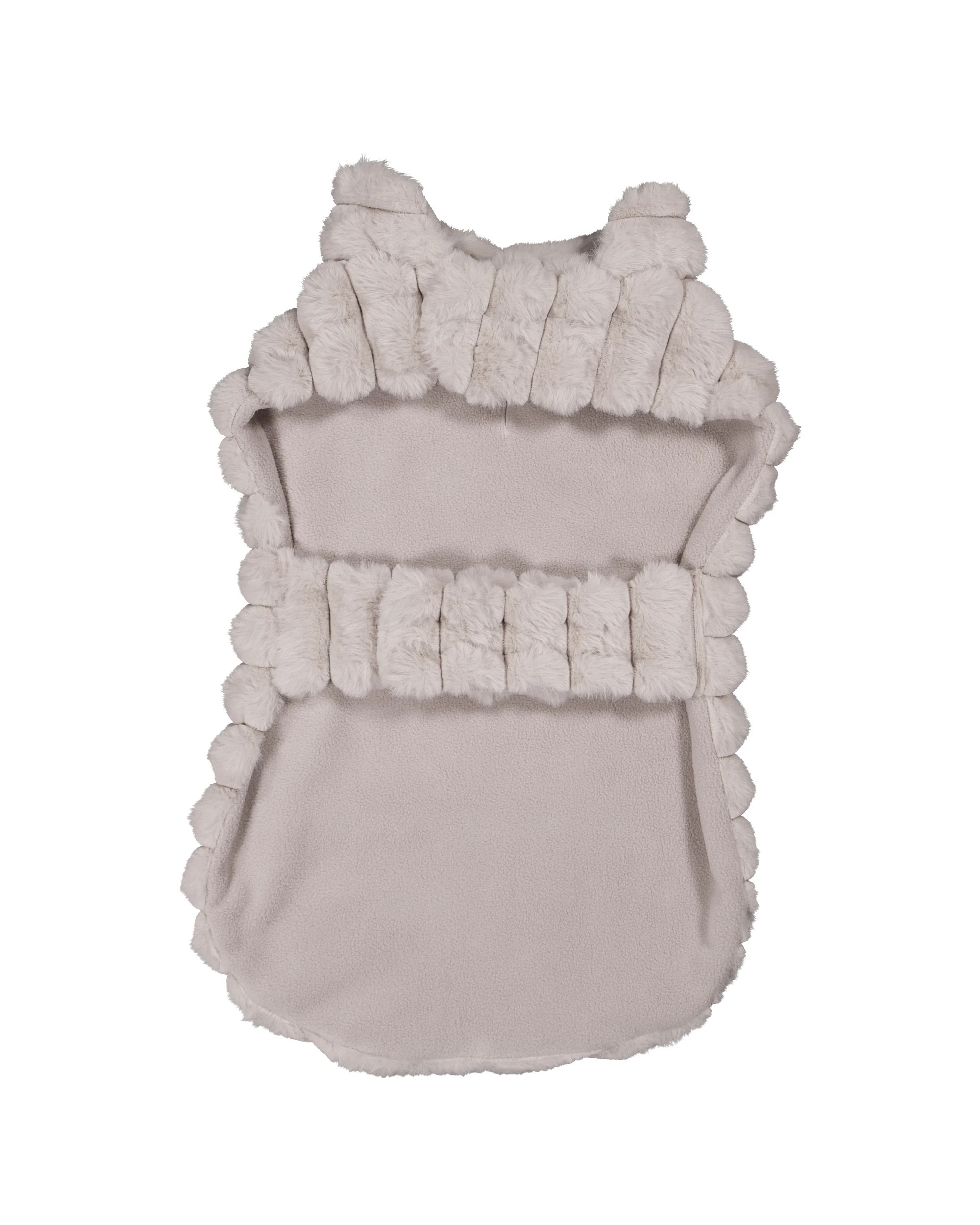 6 Pet Ribbed Vest - Large, Almond, 6 of 10