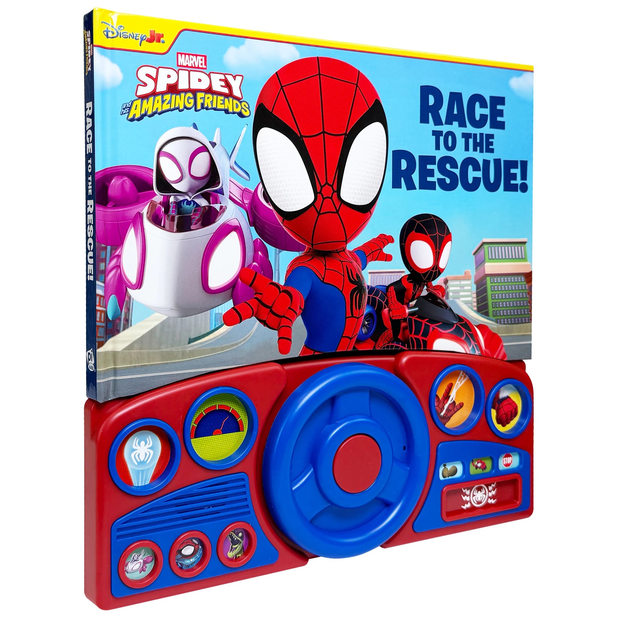1 Disney Jr. Marvel Spidey and His Amazing Friends: Race to the Rescue! - Sound Book, 1 of 6