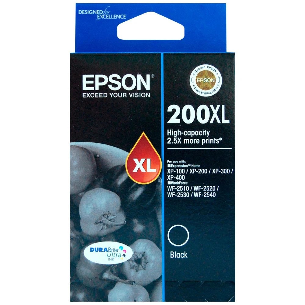 1 Epson 200 XL High Capacity Ink Cartridge Black, 1 of 1