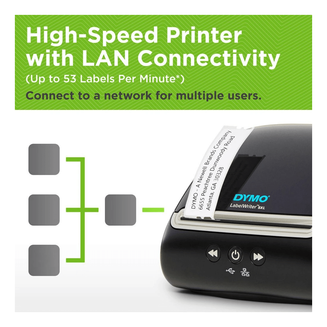 8 DYMO LabelWriter 5XL Wide-Format Label Printer, 8 of 10