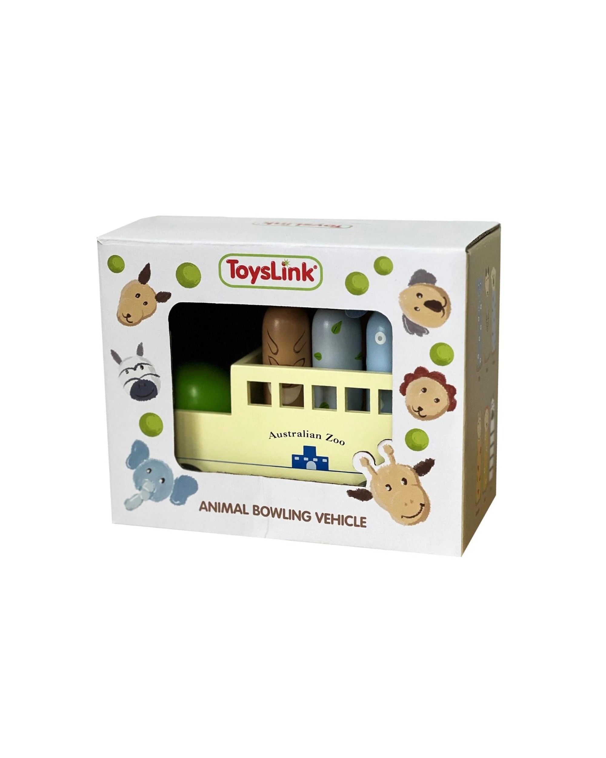 1 Toyslink Wooden Animal Bowling Vehicle, 1 of 2