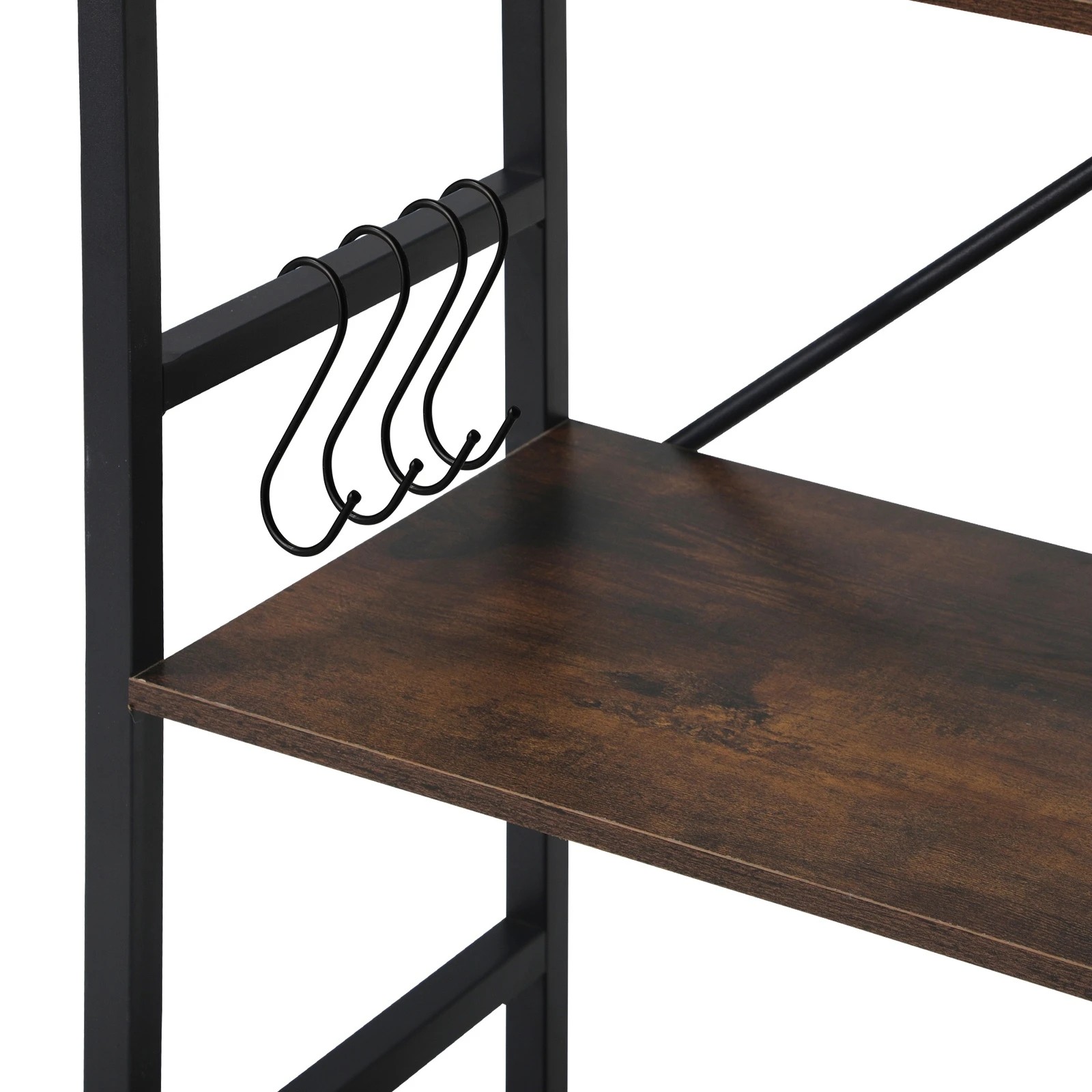 8 Oikiture Display Shelf 5-tier Shelves Bookshelf Storage Bookcase Stand Rack 60cm
 - Multi, 8 of 9