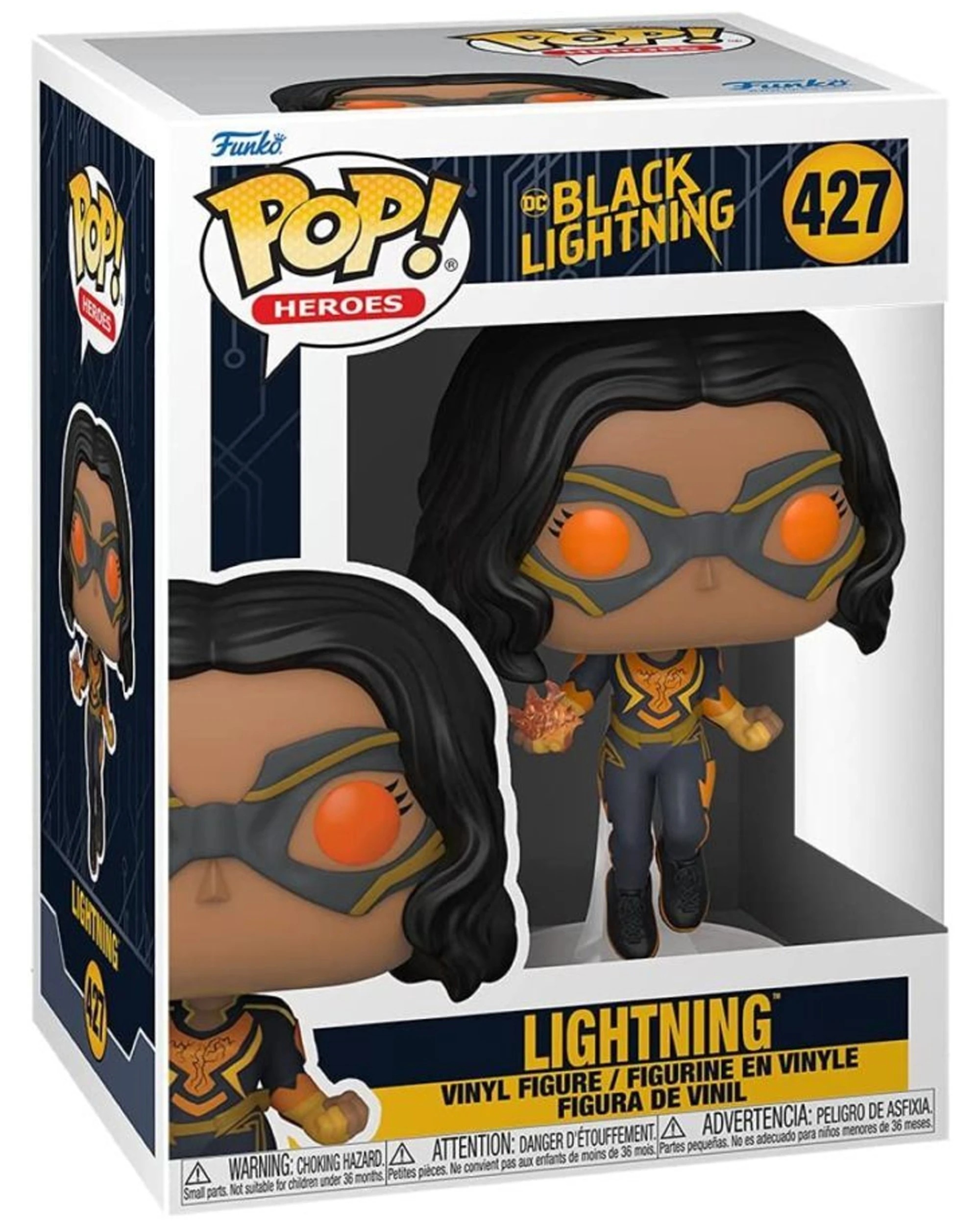 3 Pop Black Lightning Vinyl Action Figure 10cm For Display Funko Collectible - Black, 3 of 3