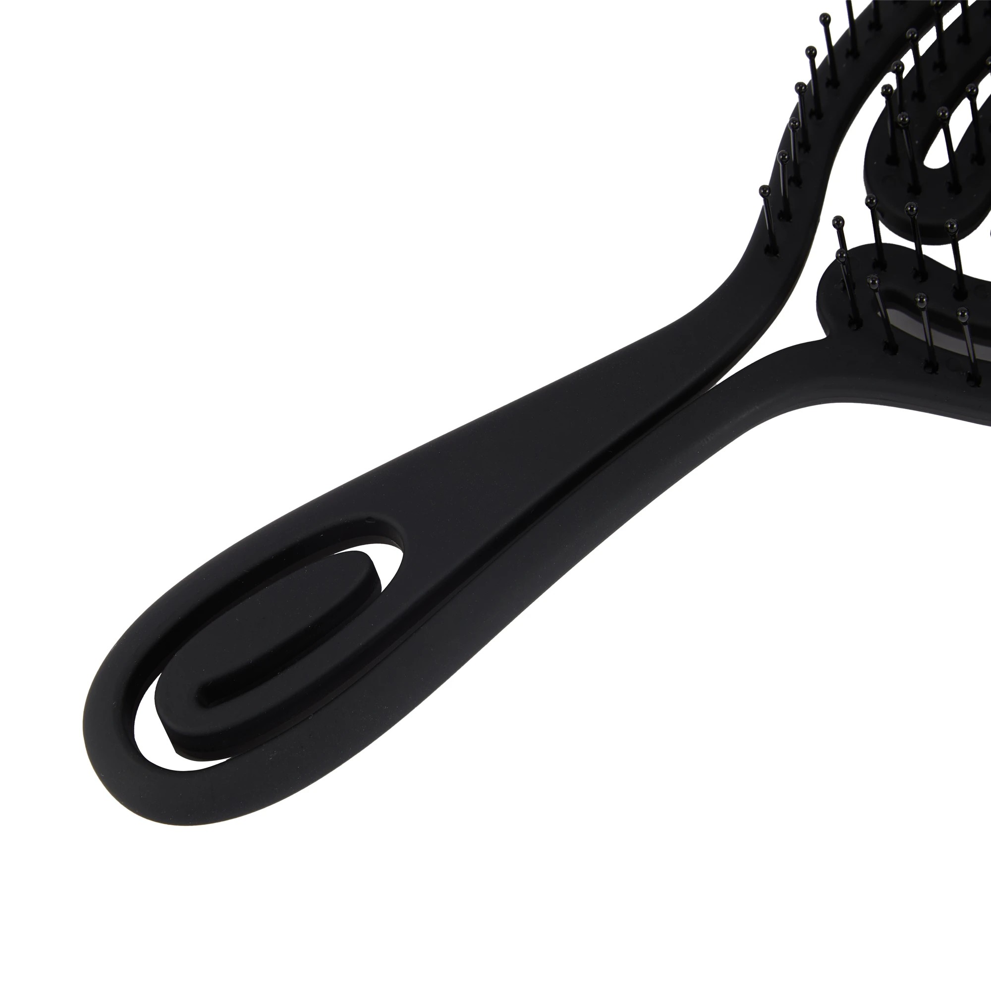 4 OXX Haircare Styling Flexible Wet Brush - Black, 4 of 7