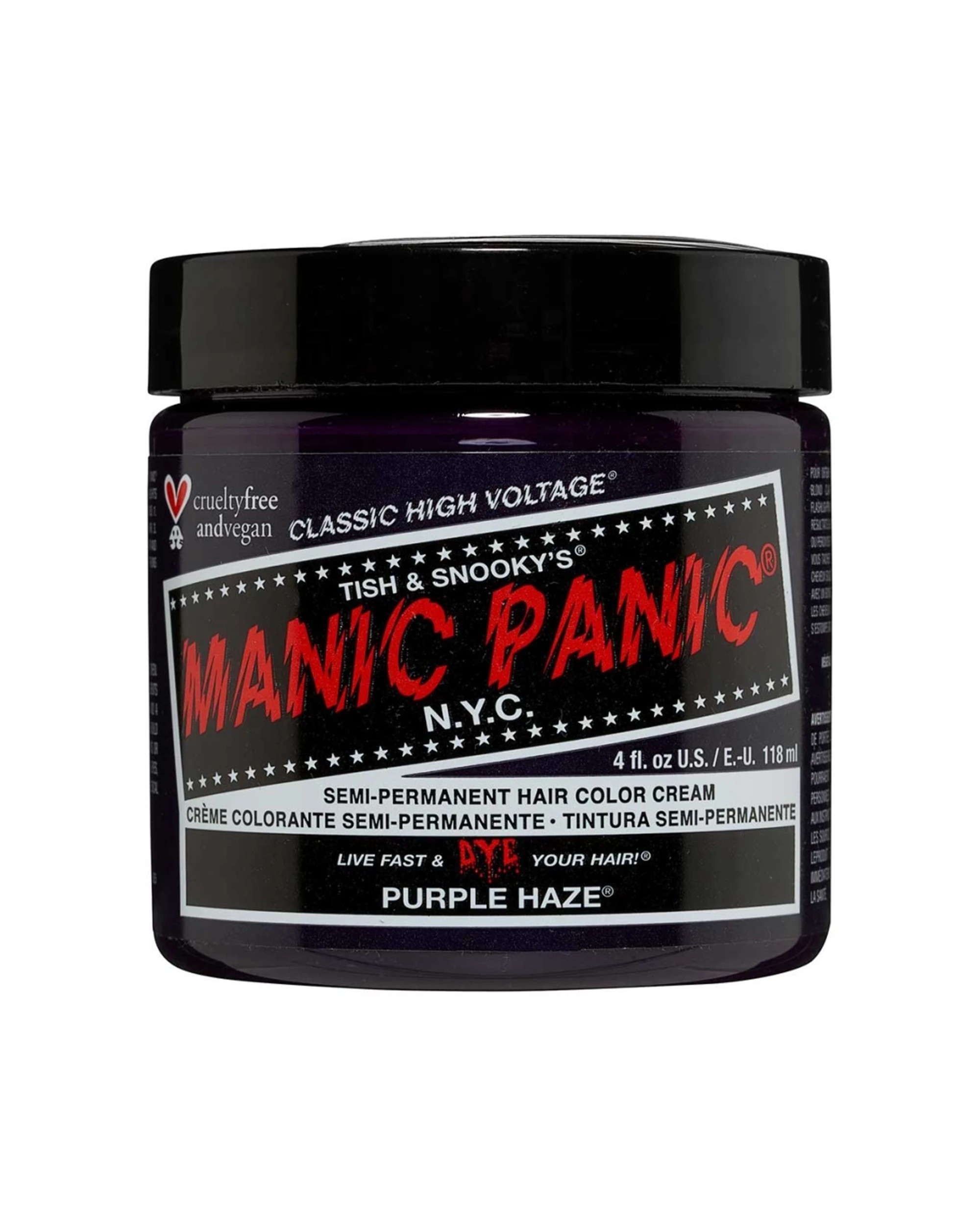 1 Manic Panic High Voltage Classic Hair Colour 118ml Haze - Purple, 1 of 1