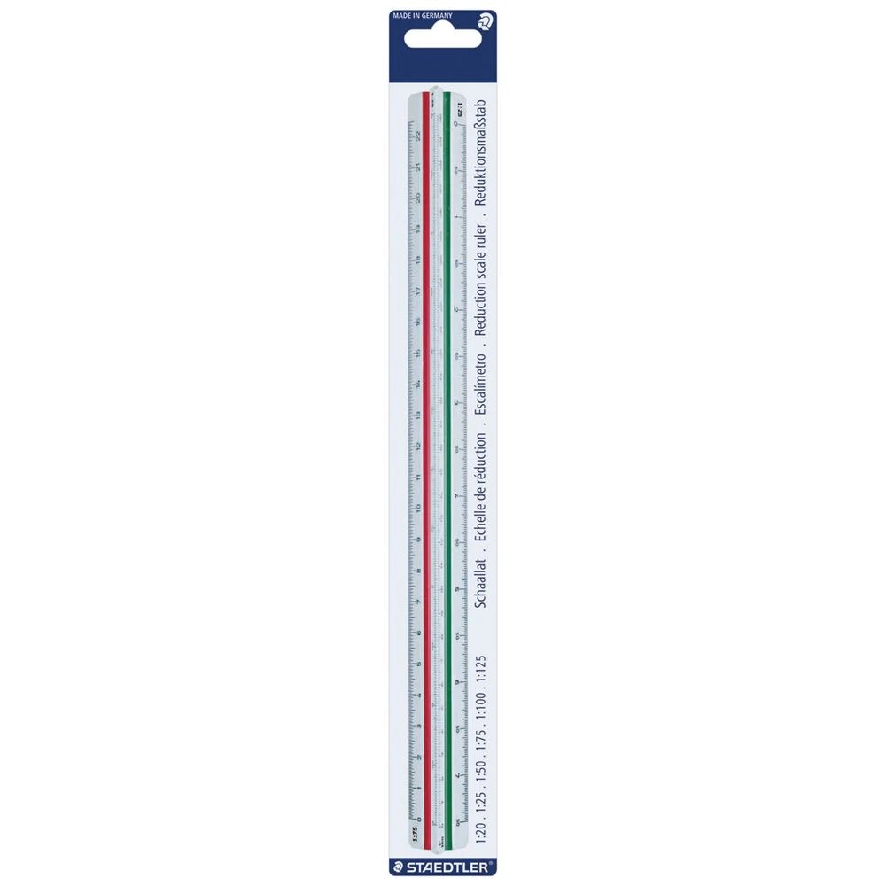 1 Staedtler Reduction Scale Ruler 1:125, 1 of 1