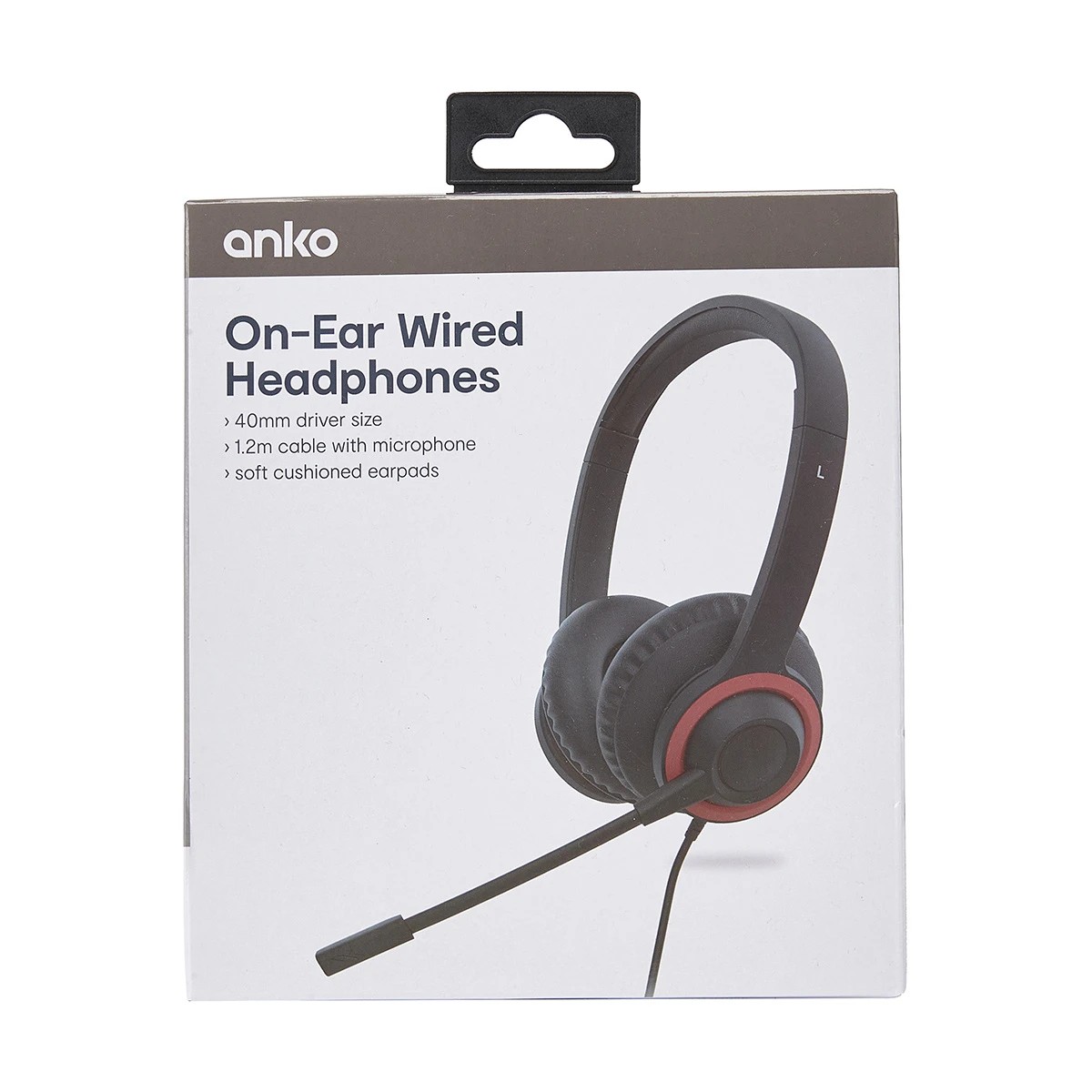 9 On-Ear Wired Headphones - Black, 9 of 9