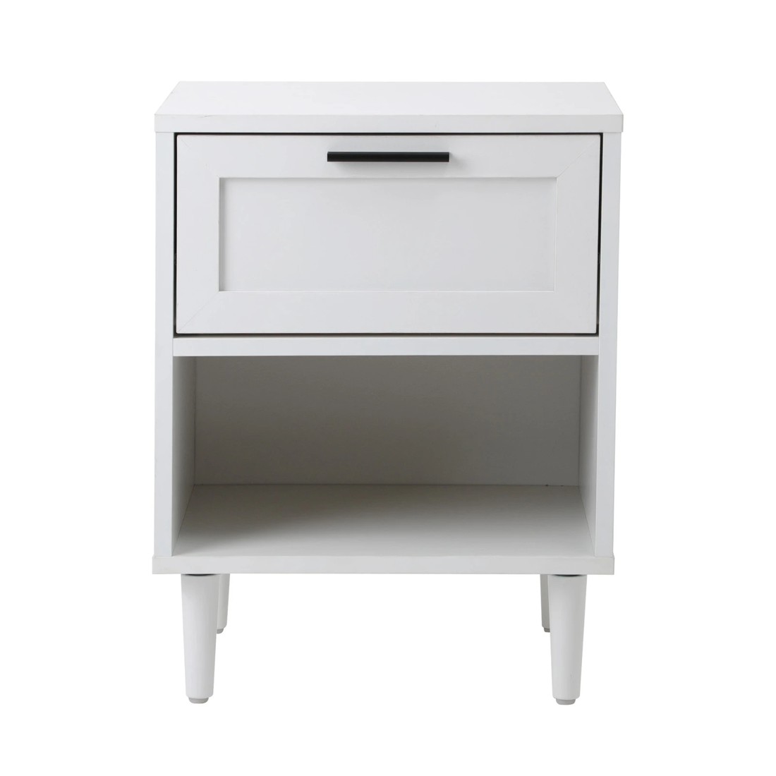 7 Oikiture Bedside Table Nightstand Side End Table
 - White, 7 of 10