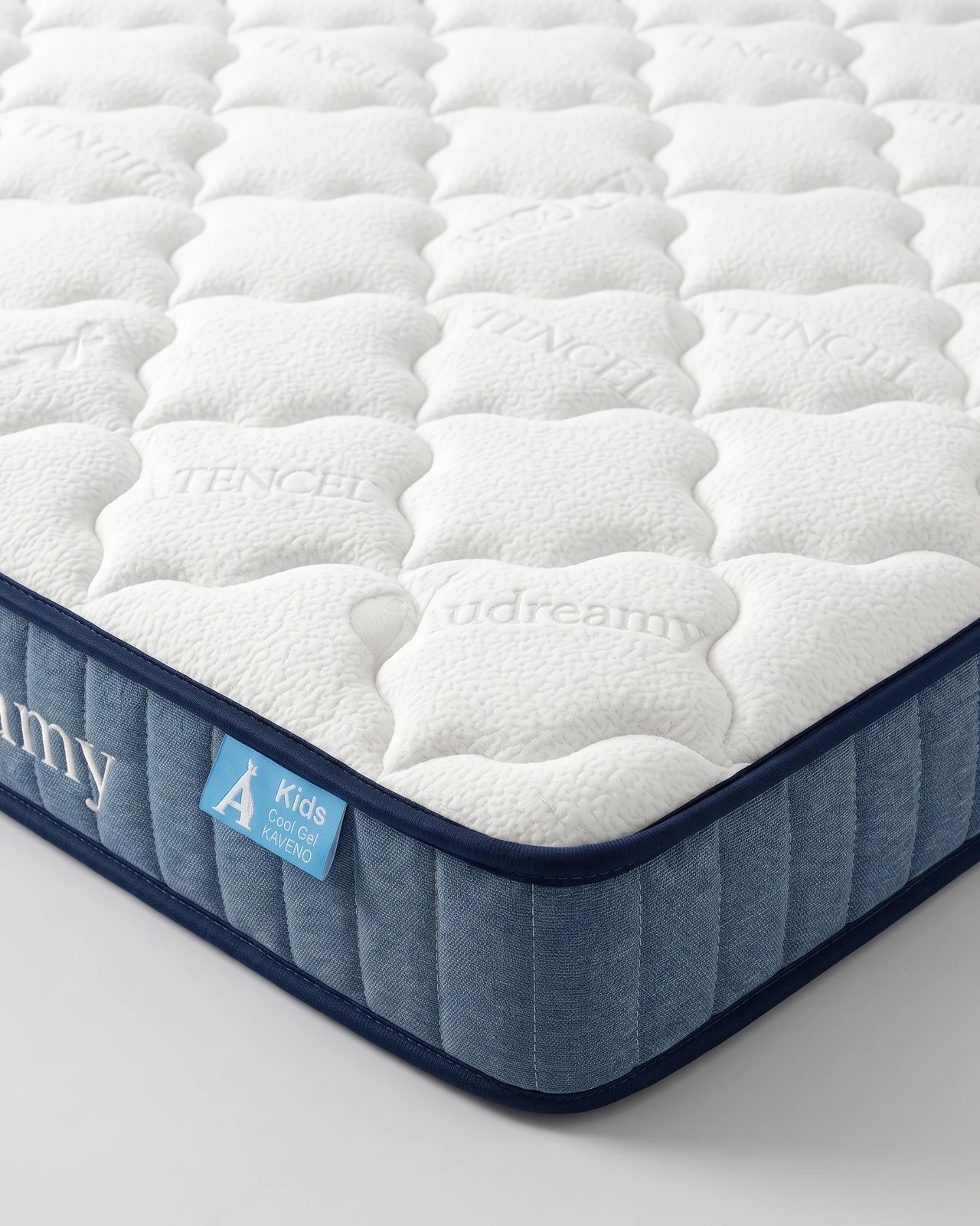 8 Audreamy Kaveno Mattress, Cool Gel Pocket Spring Mattress, DreamCoil 700 Spring TENCEL Cover Single Bed White, 8 of 10