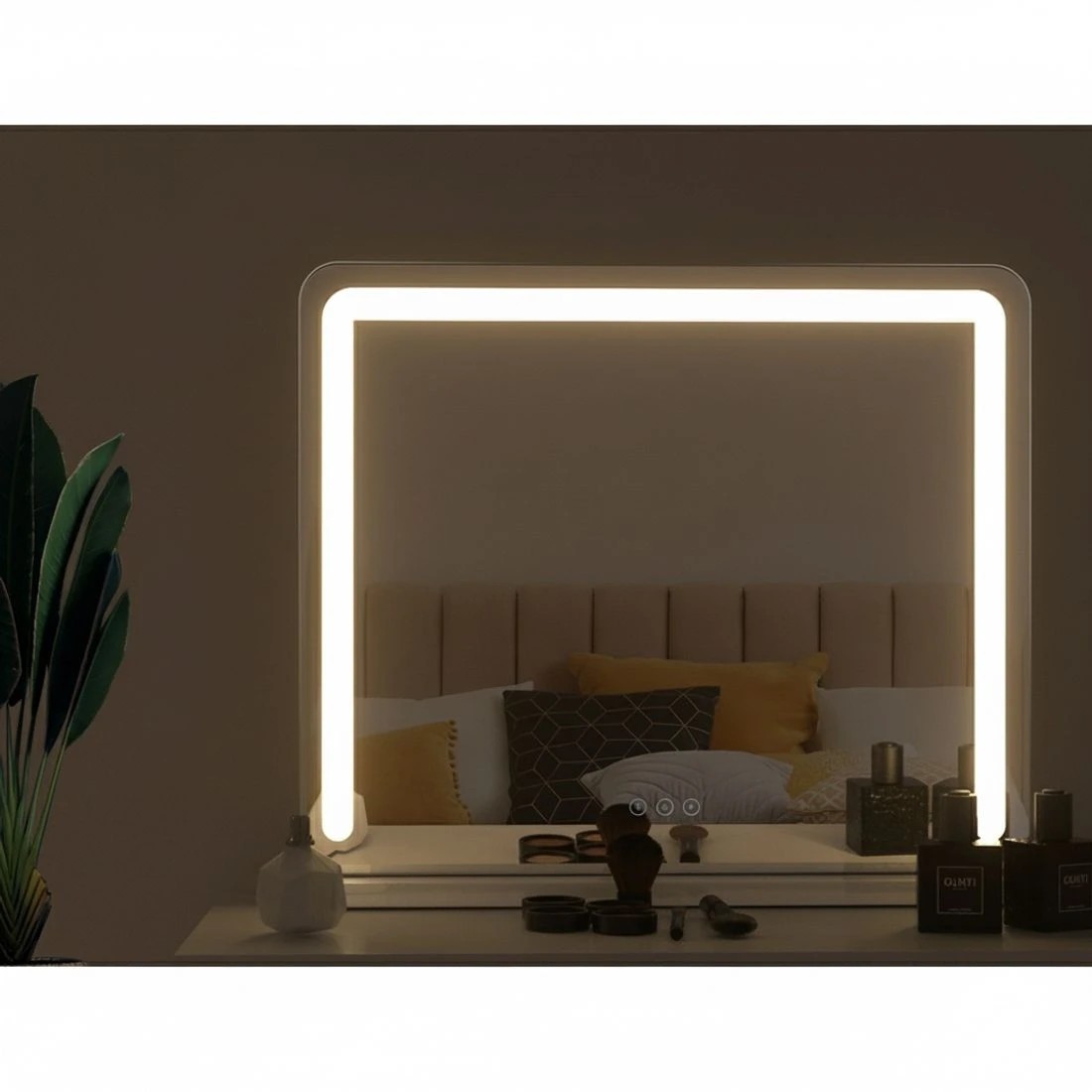 6 Embellir Makeup Mirror 60x50cm Hollywood Vanity with LED Light Tabletop - Multi, 6 of 6