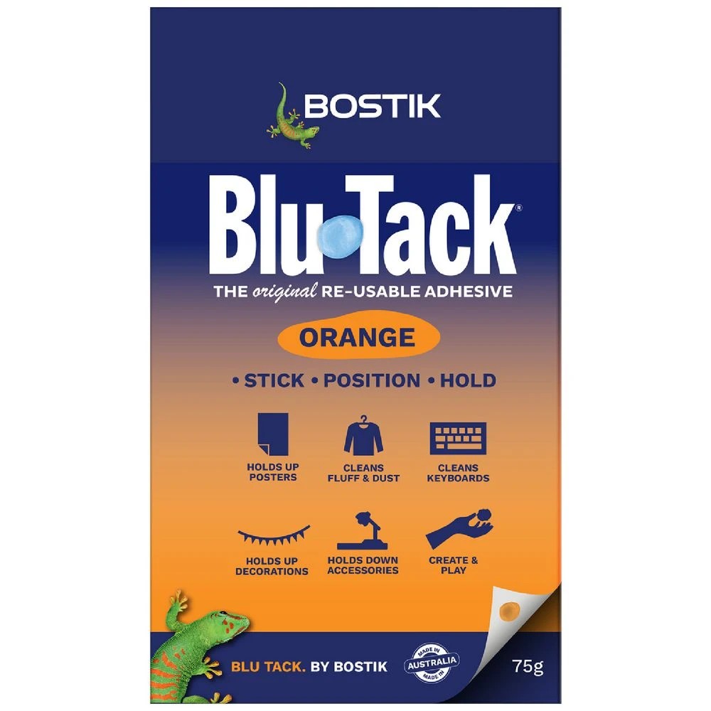 1 Bostik Blu Tack Orange 75g, 1 of 1