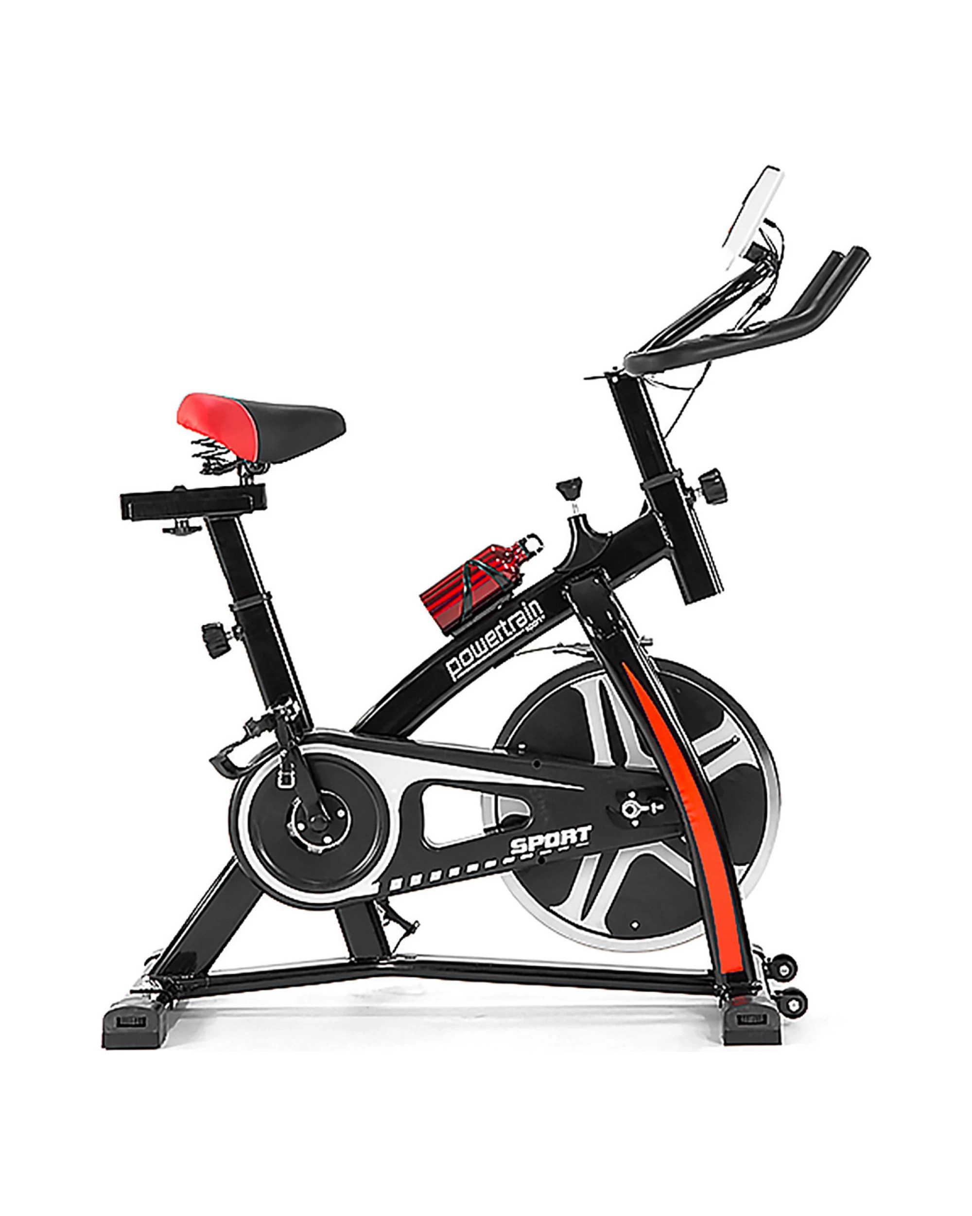 3 Powertrain Home Gym Flywheel Exercise Spin Bike, 3 of 9