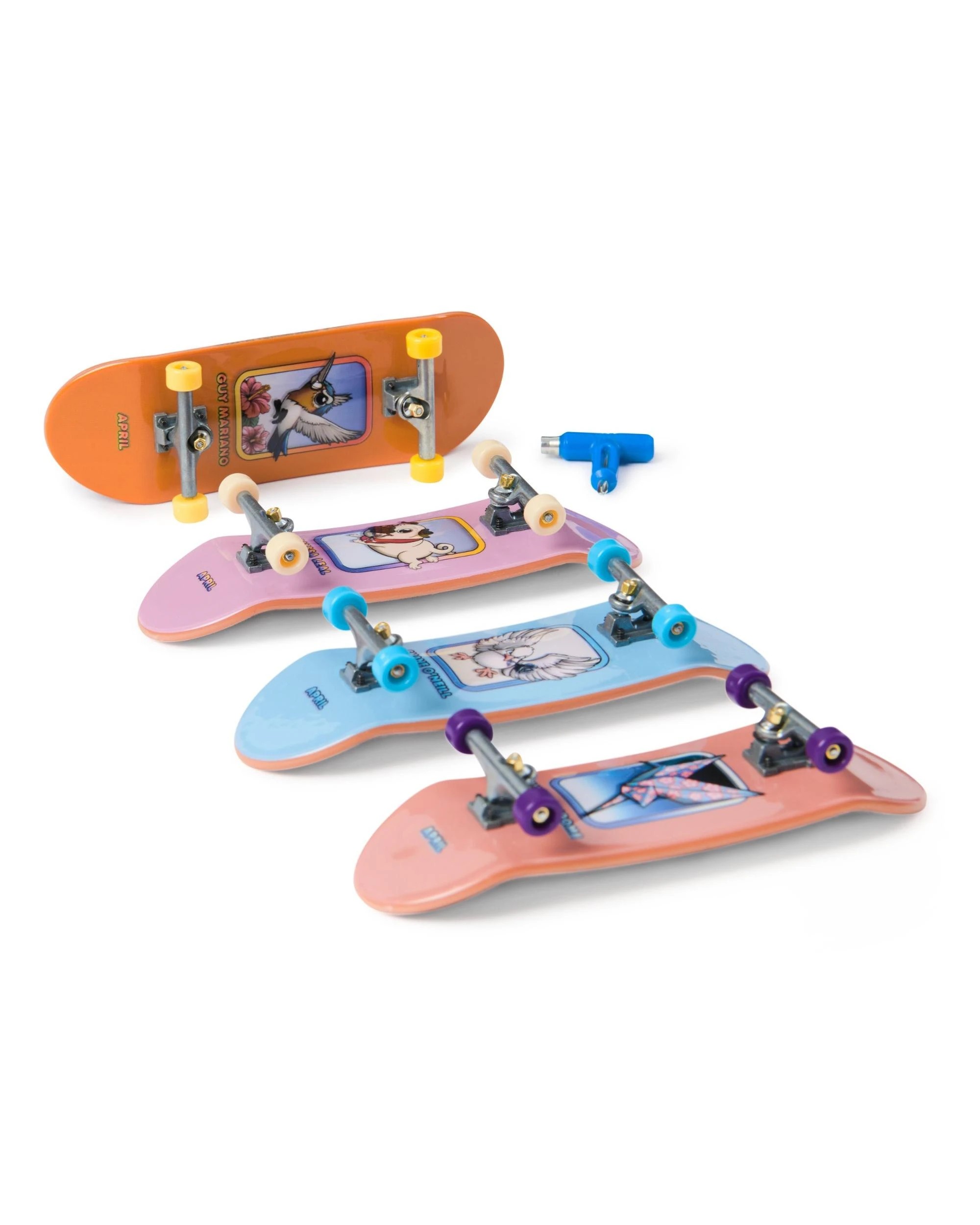 3 Tech Deck Multipack April 4 Pack, 3 of 5