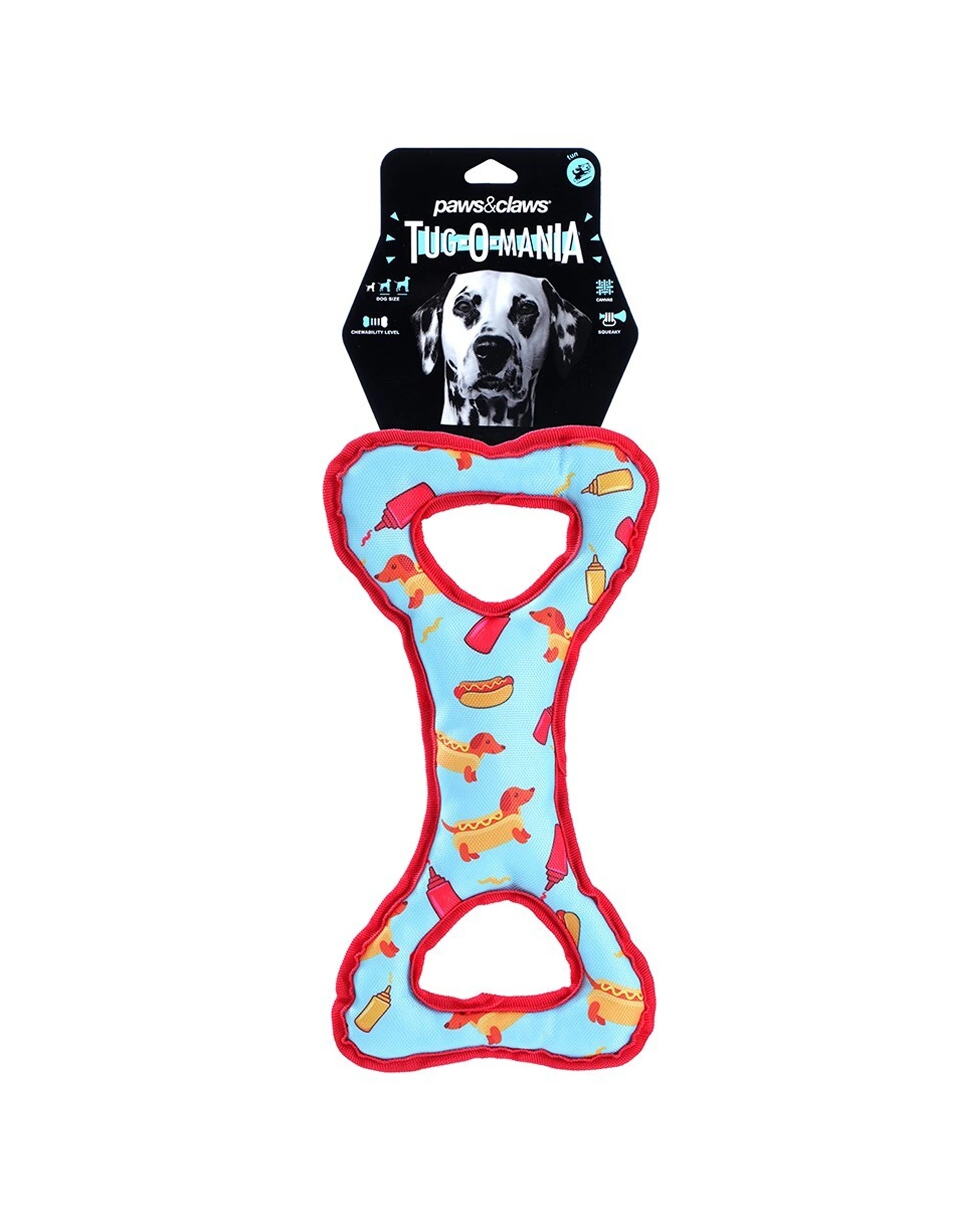 4 Paws And Claws 3pk Tug O Mania Oxford Tugger Toy - Multi, 4 of 6