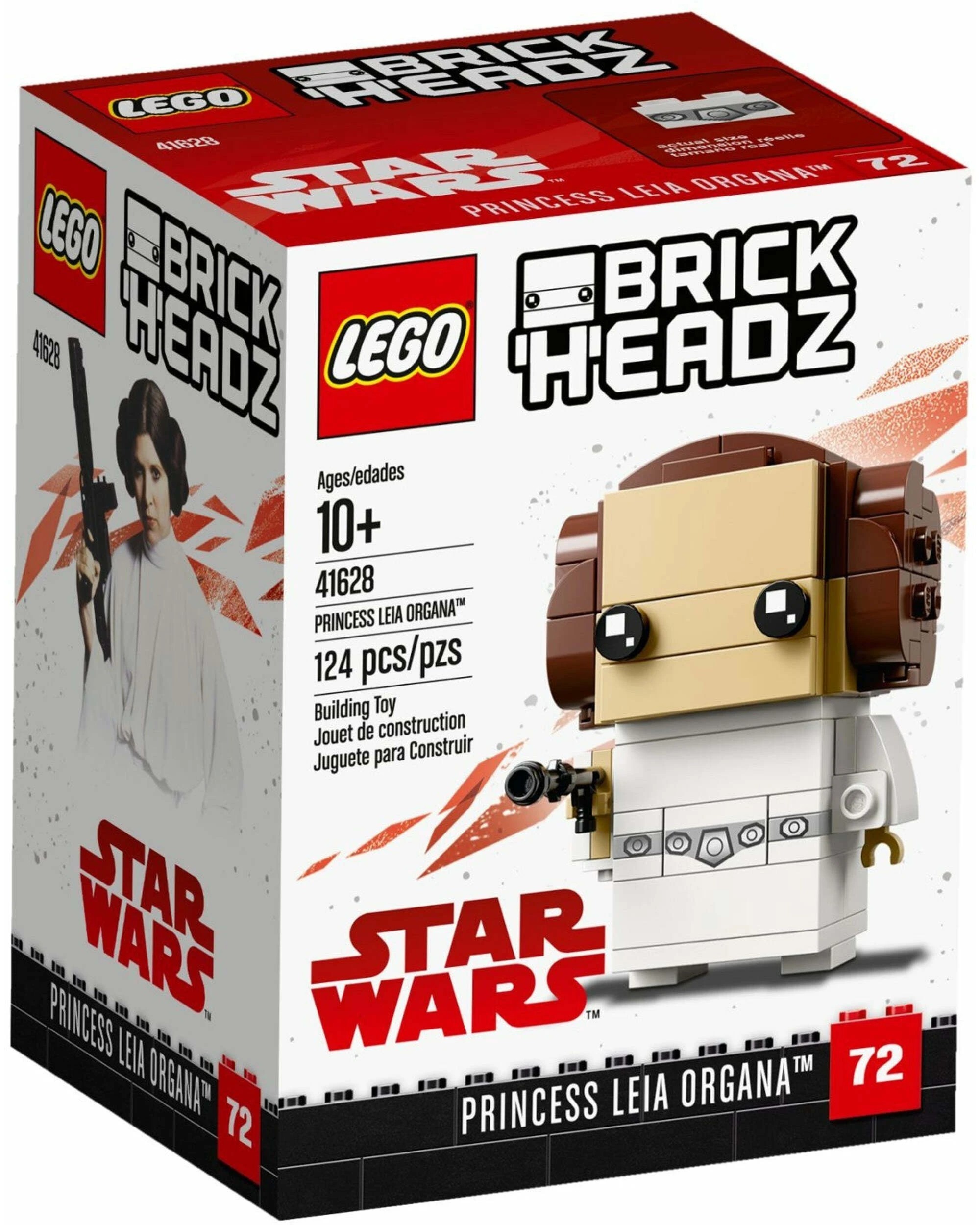 1 LEGO 41628 Princess Leia BrickHeadz - Star Wars, 1 of 3