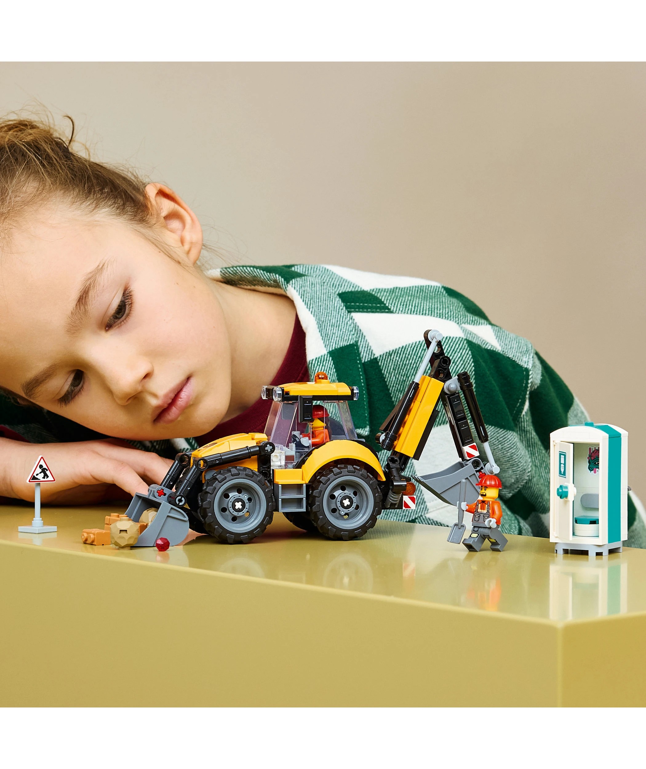 8 LEGO City Yellow Backhoe Loader 60480, 8 of 9