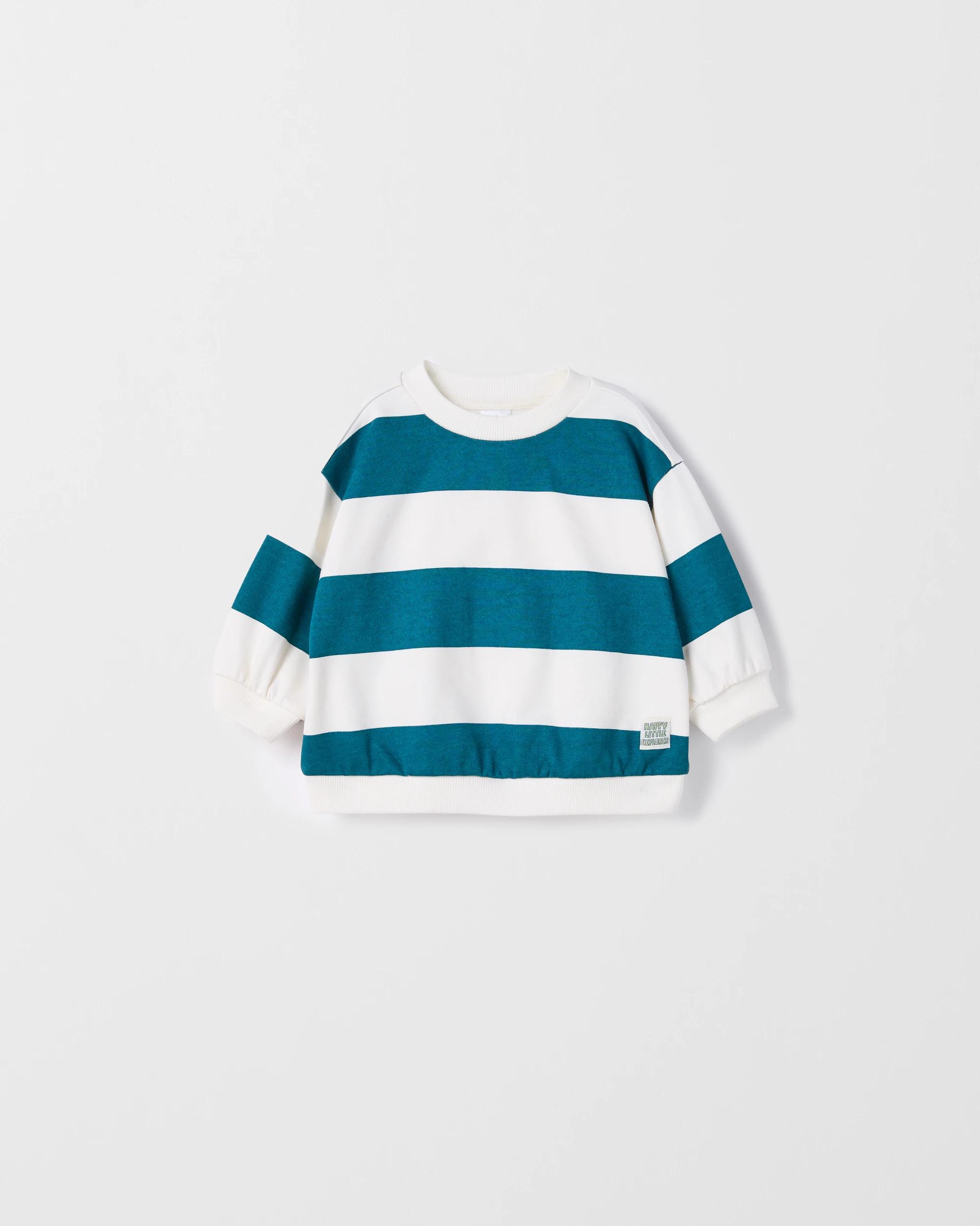 1 Target Baby Baby Organic Cotton Jumper FORREST STRIPE, 1 of 2