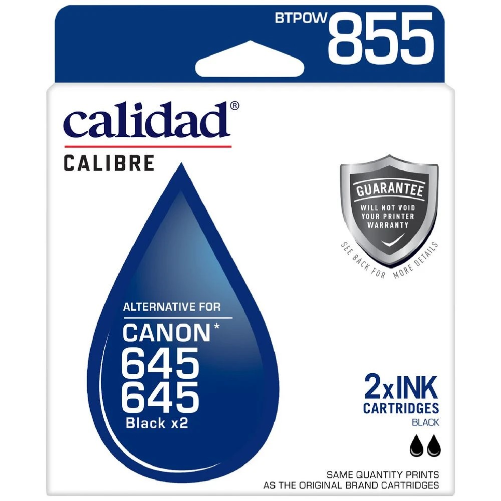 1 Calidad Canon PG-45 Ink Cartridges Black 2 Pack, 1 of 7