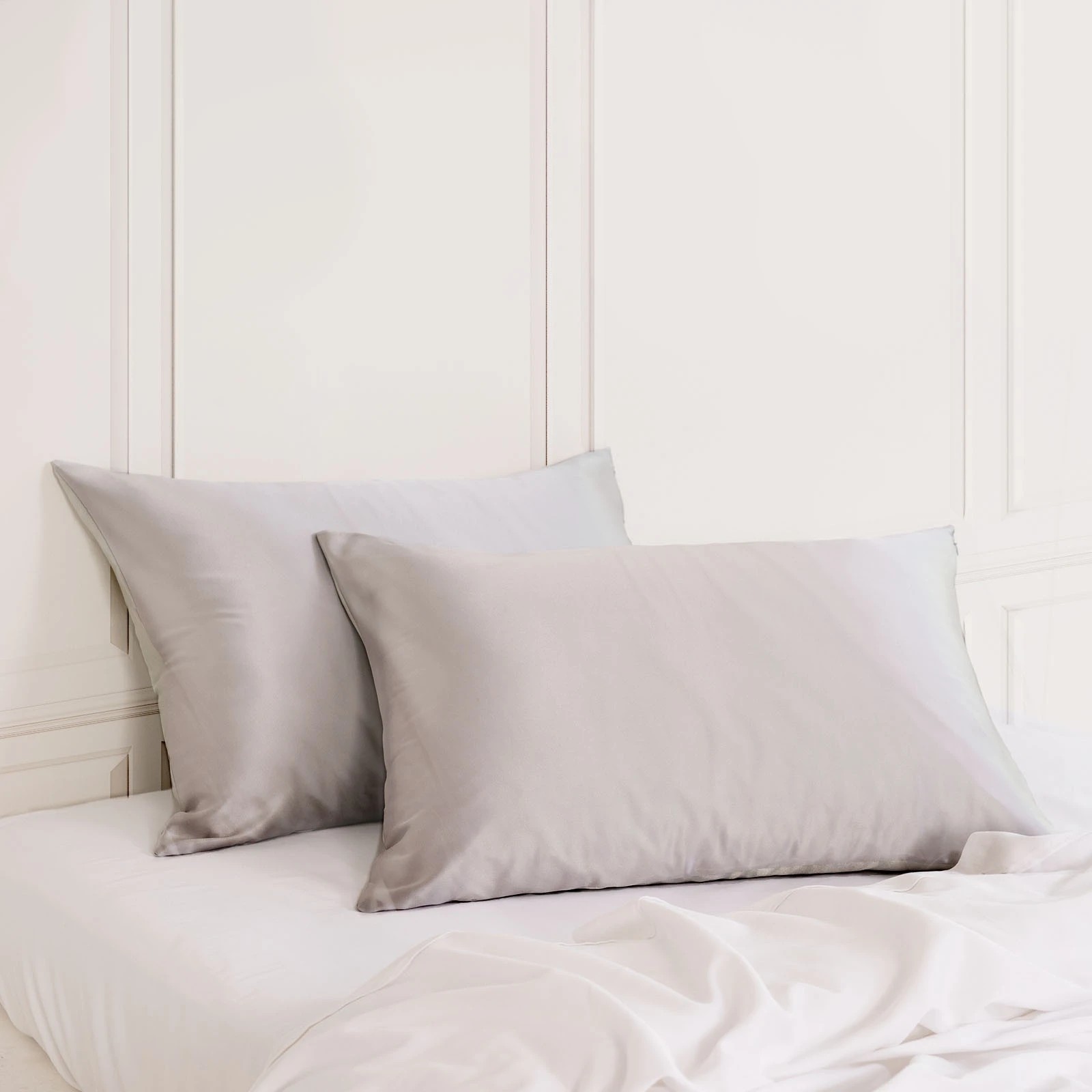 5 Royal Comfort Mulberry Soft Silk Luxurious Hypoallergenic Pillowcase Twin Pack - Green, 5 of 10