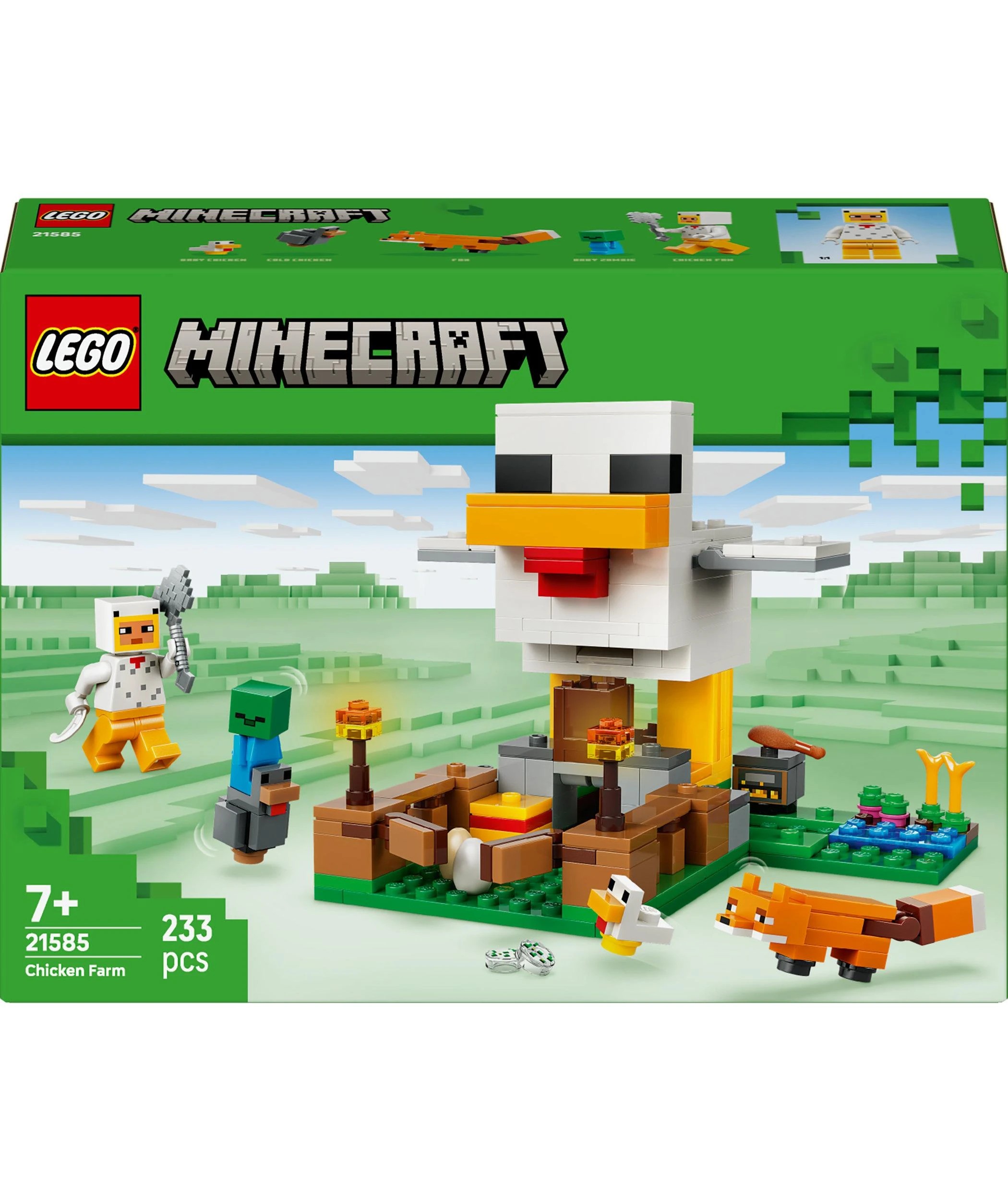 1 LEGO Minecraft Chicken Farm 21585, 1 of 10