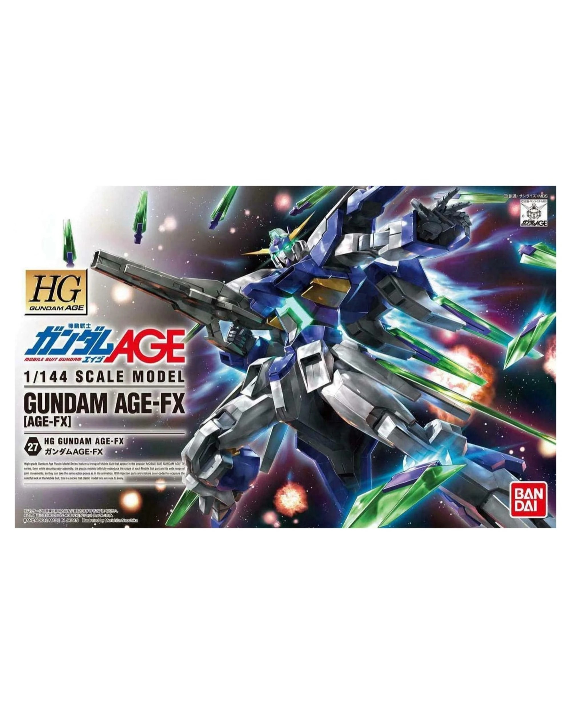 1 Bandai Gundam Age-FX HG 1/144 Model Kit, 1 of 3