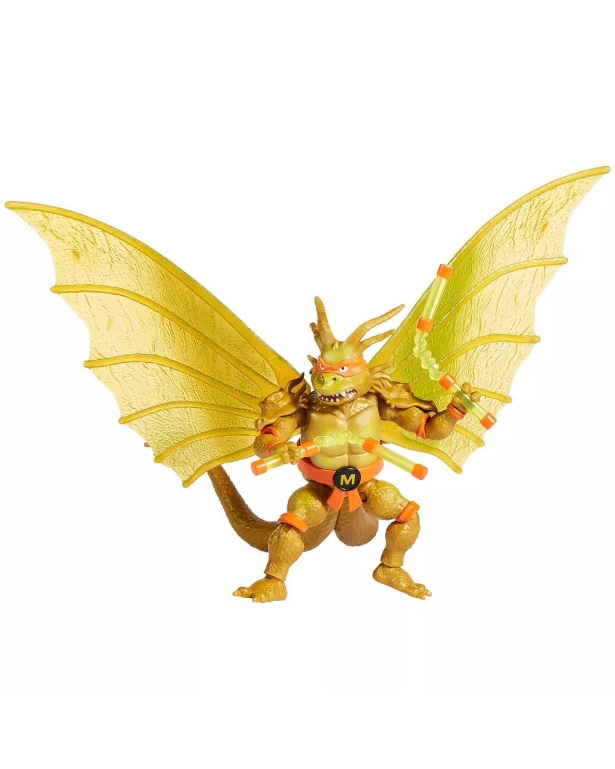 3 Teenage Mutant Ninja Turtles X Godzilla Mikey X King Ghidorah Action Figure, 3 of 7