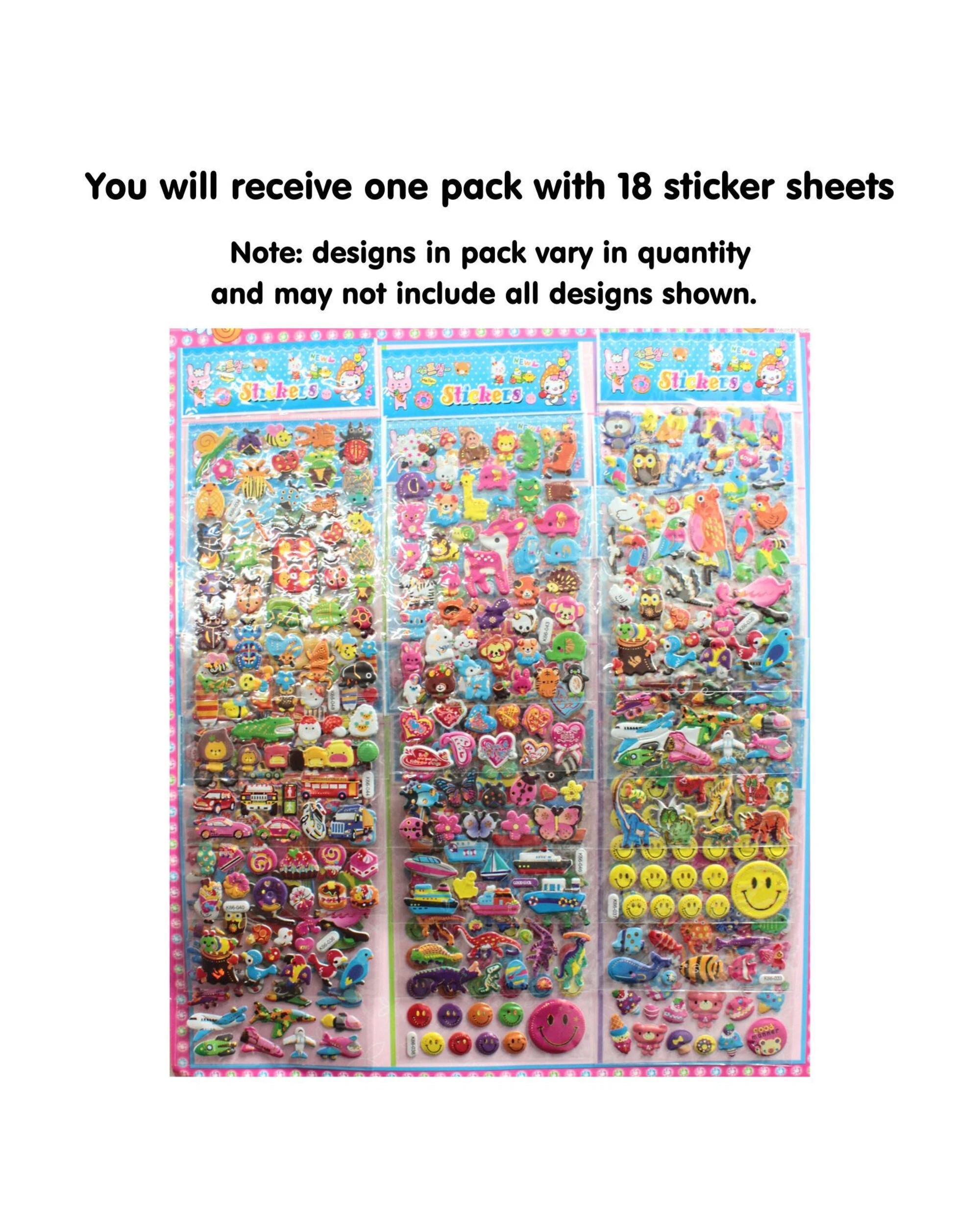 2 Party Maker Assorted Sticker Mega Pack 18 Sheets - Assorted, 2 of 3