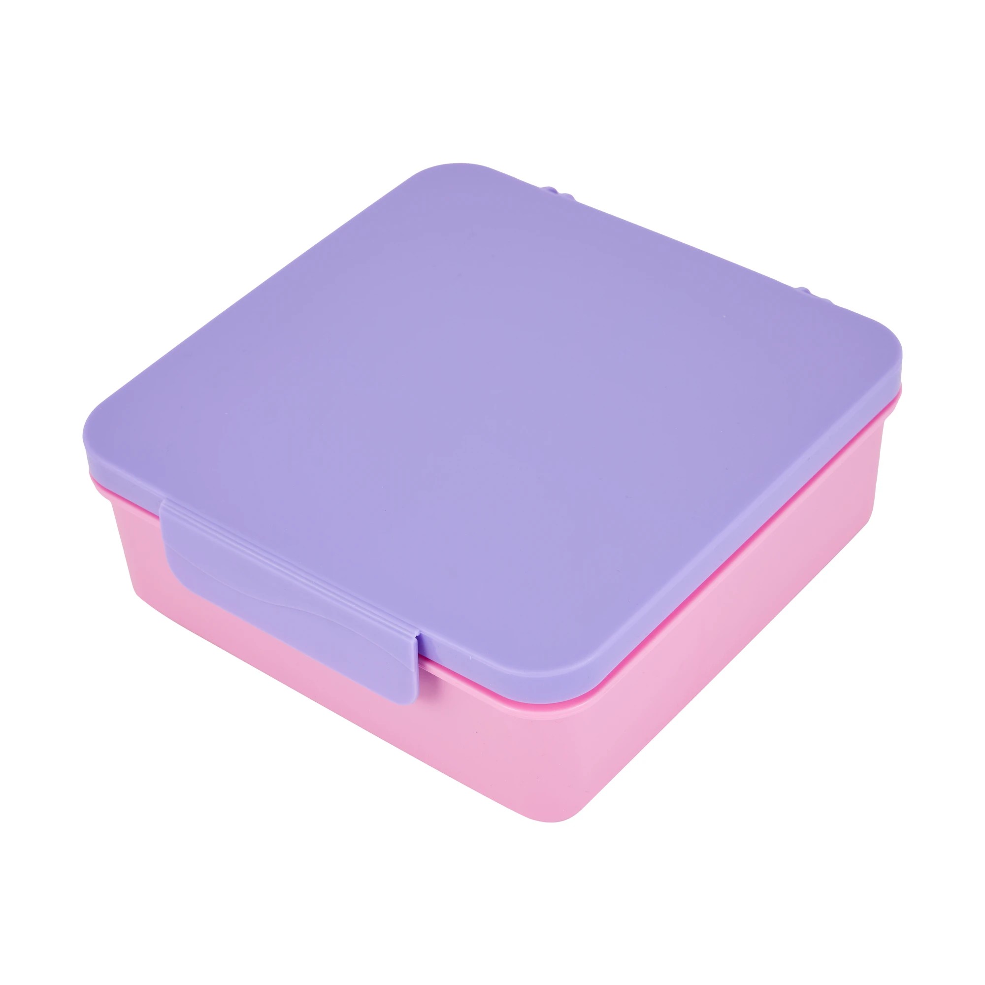 1 Lilac and Pink Square Bento Box, 1 of 4