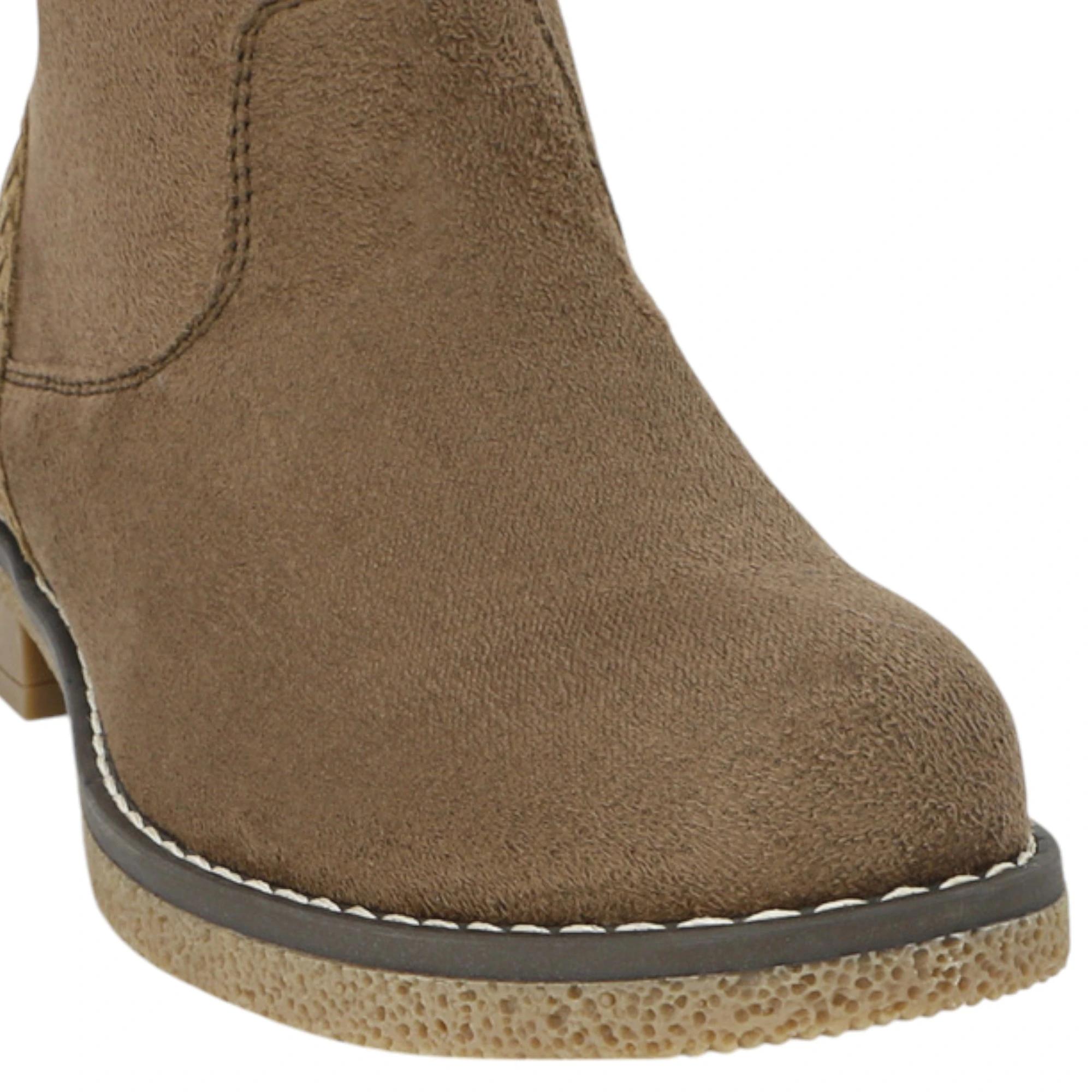 6 Bellissimo Womens Walsh Shoes Dress Winter Boots TAUPE, 6 of 6