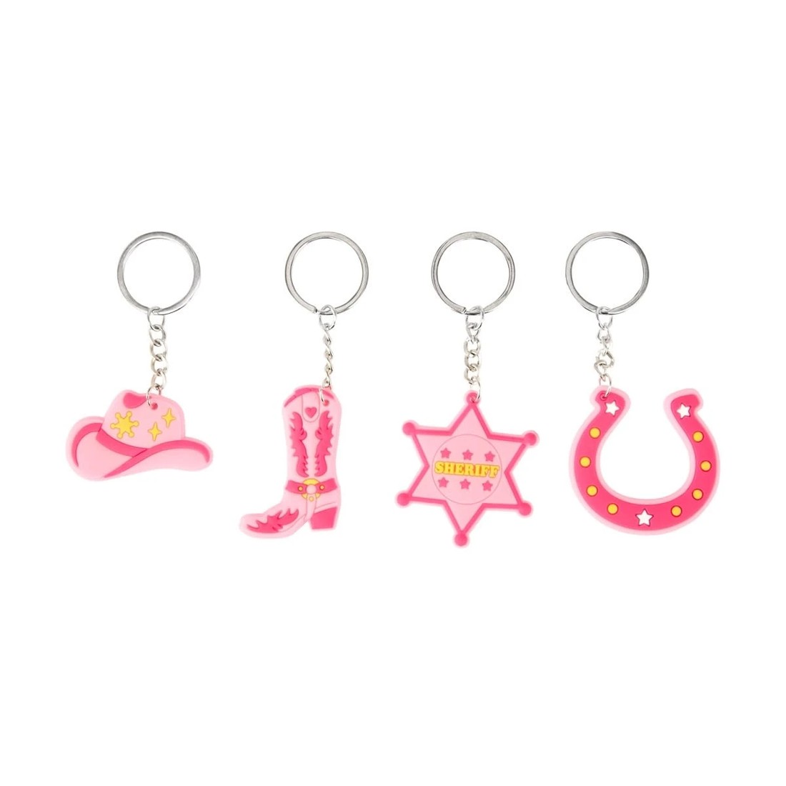 1 4 Piece Cowgirl Icon Keyrings, 1 of 4