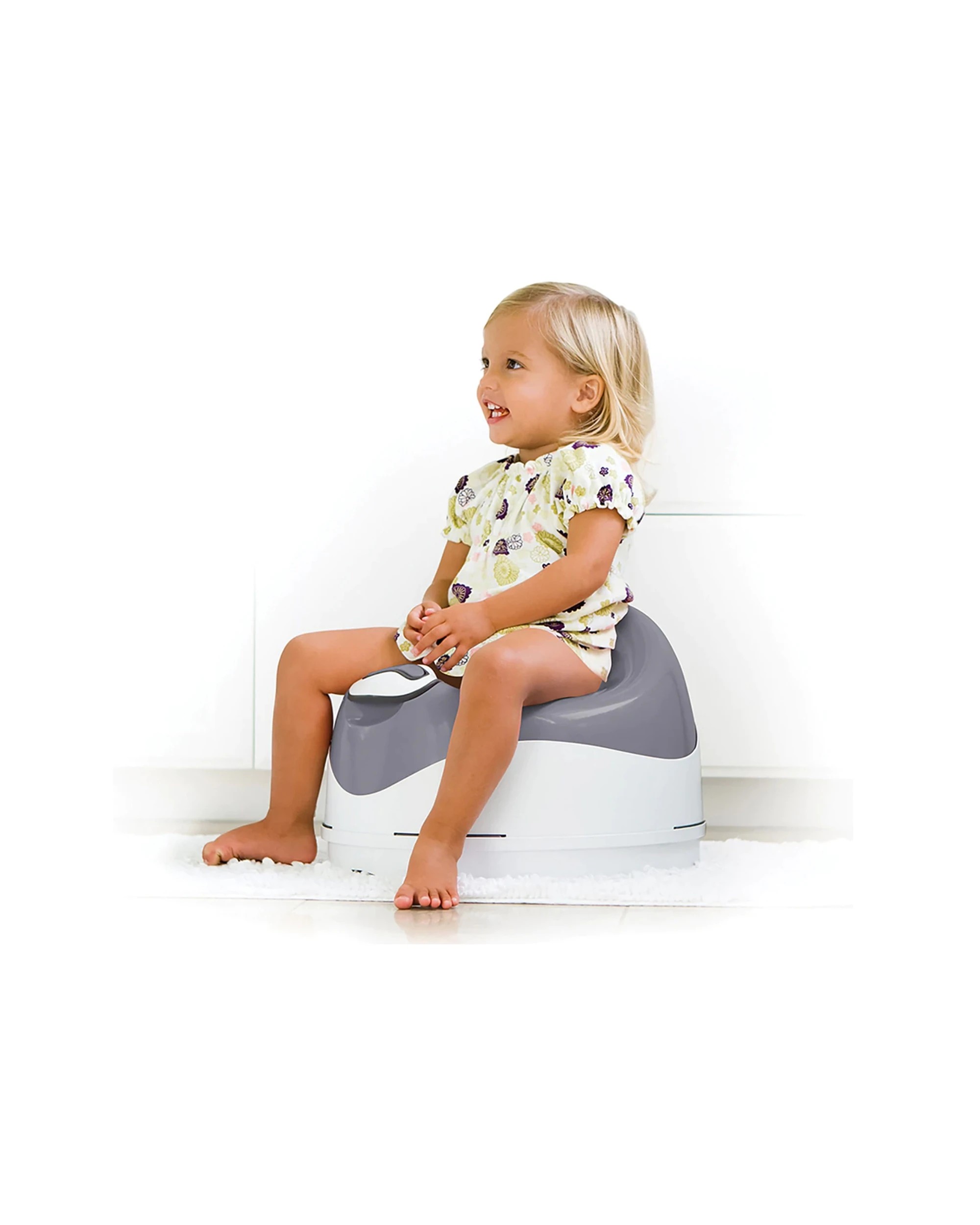 9 Prince Lionheart Pottypod Toilet Trainer Height Adjustable 18 Months Non Slip - Grey, 9 of 9