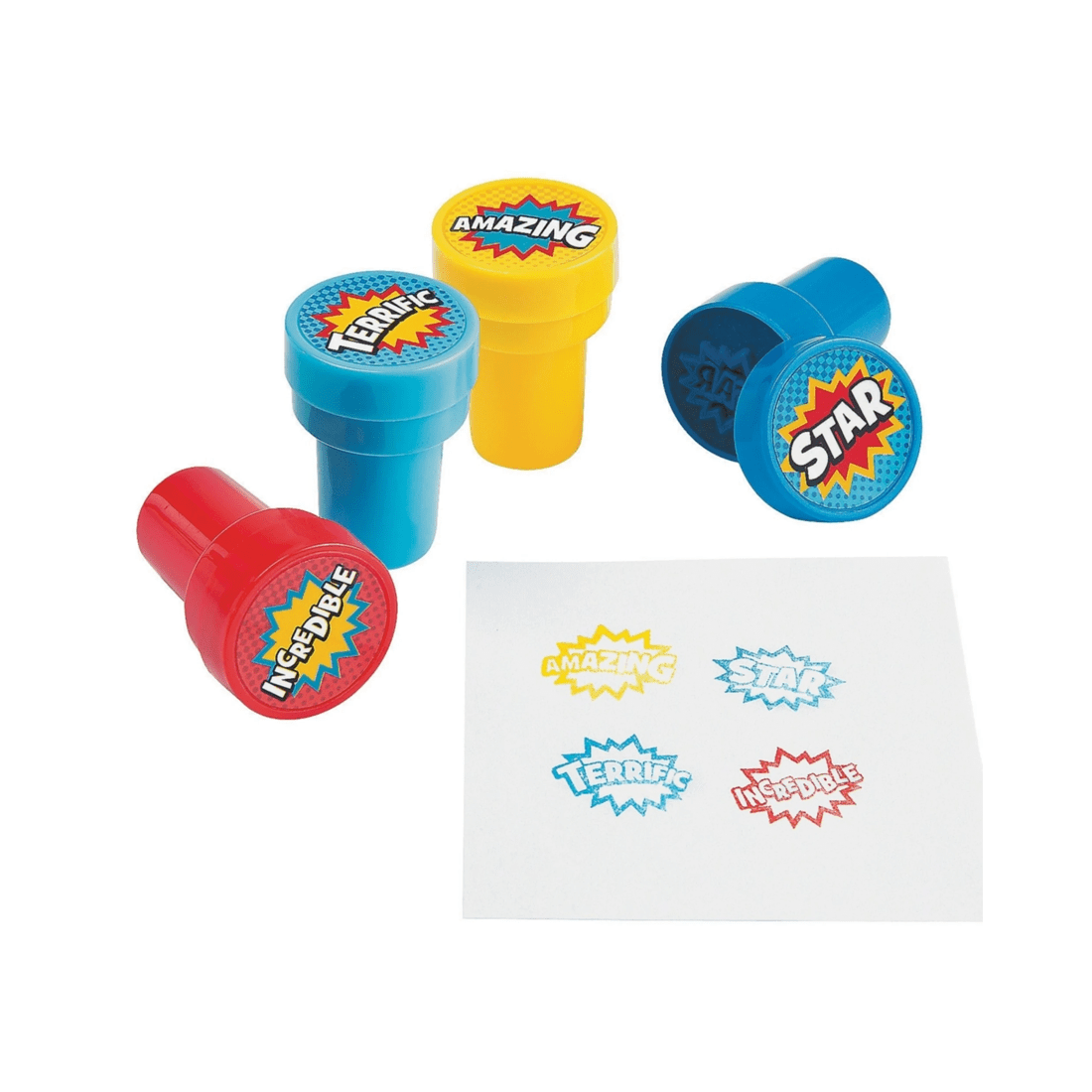 1 Fun Express Superhero Stamps Pack of 24, 1 of 1