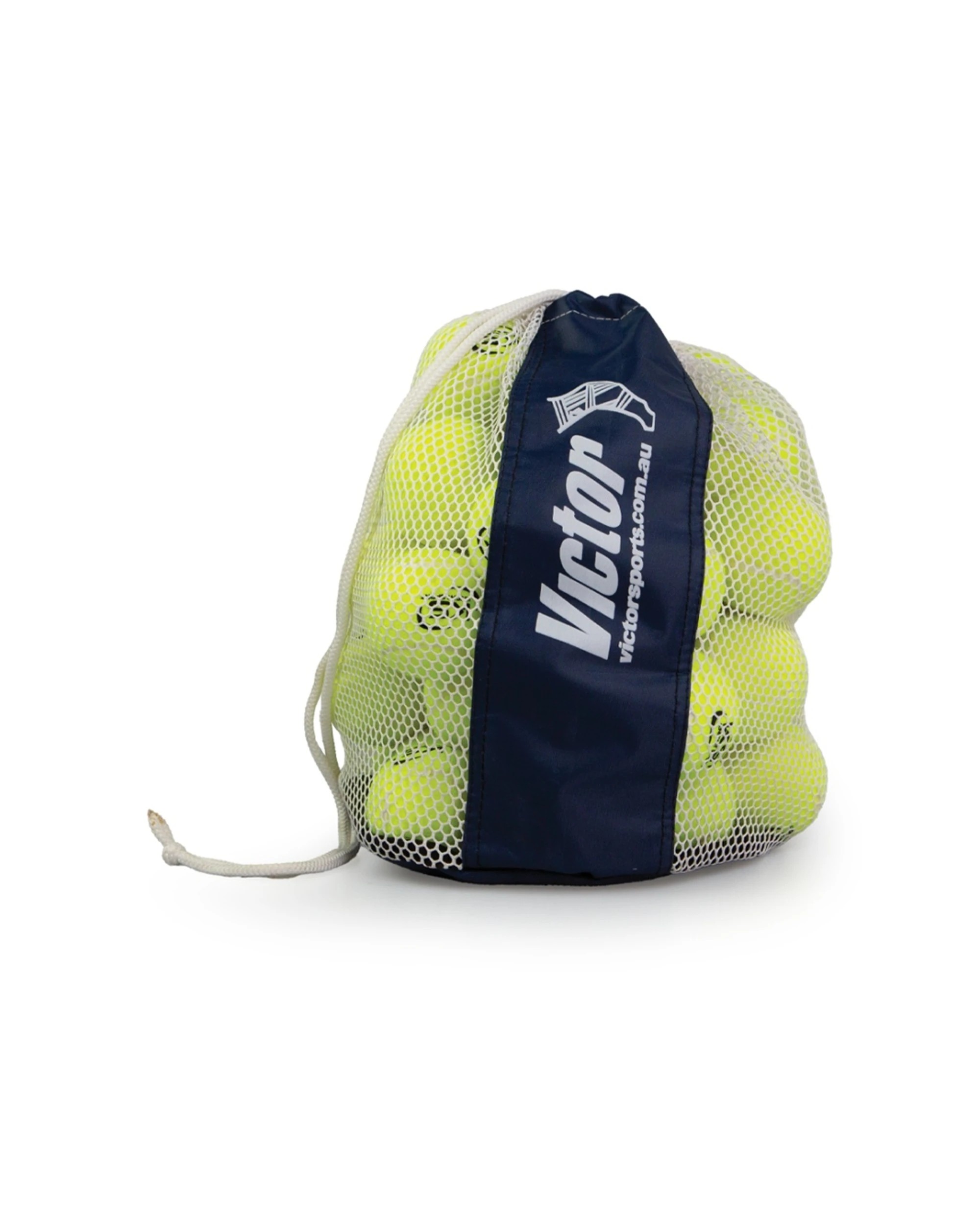 1 Victor Sports Mesh Ball Bag Mini Holds 24 Tennis Balls With Drawstring Closing - Multi, 1 of 3