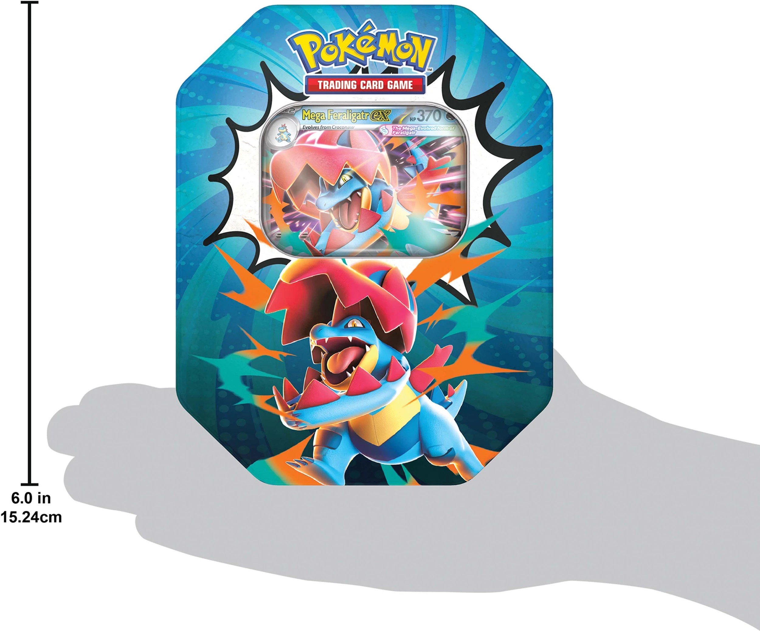 4 Pokemon Trading Card Game: Mega Evolution - Ascended Heroes Tin - Assorted, 4 of 8