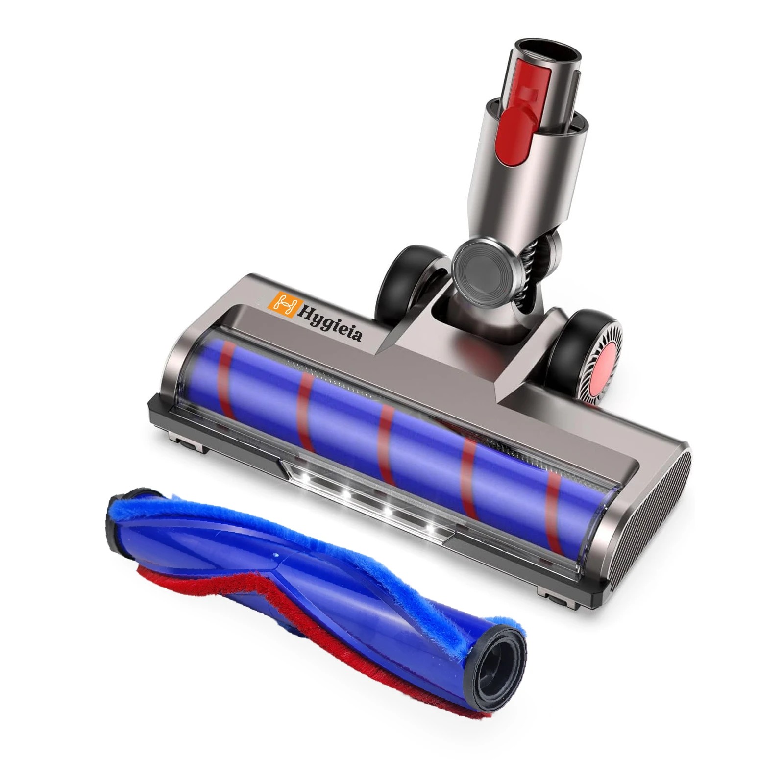 1 Hygieia Powerhead & Fluffy Head Combo For Dyson V7 V8 V10 V11 V15 & Outsize - Grey, 1 of 7