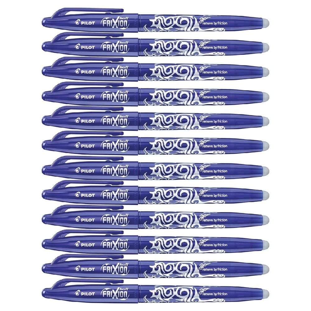 3 PILOT Frixion Ball Erasable Gel Pen 0.7mm Blue 12 Pack, 3 of 4