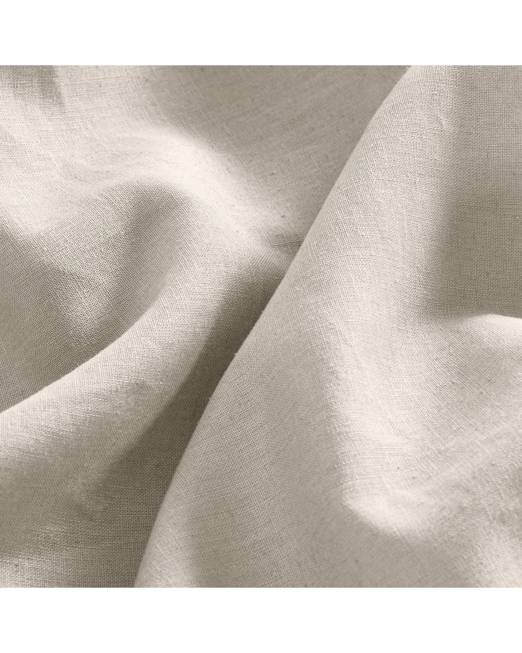 3 Dreamaker Linen Cotton Quilt Cover Set - King Bed - Oatmeal, 3 of 8