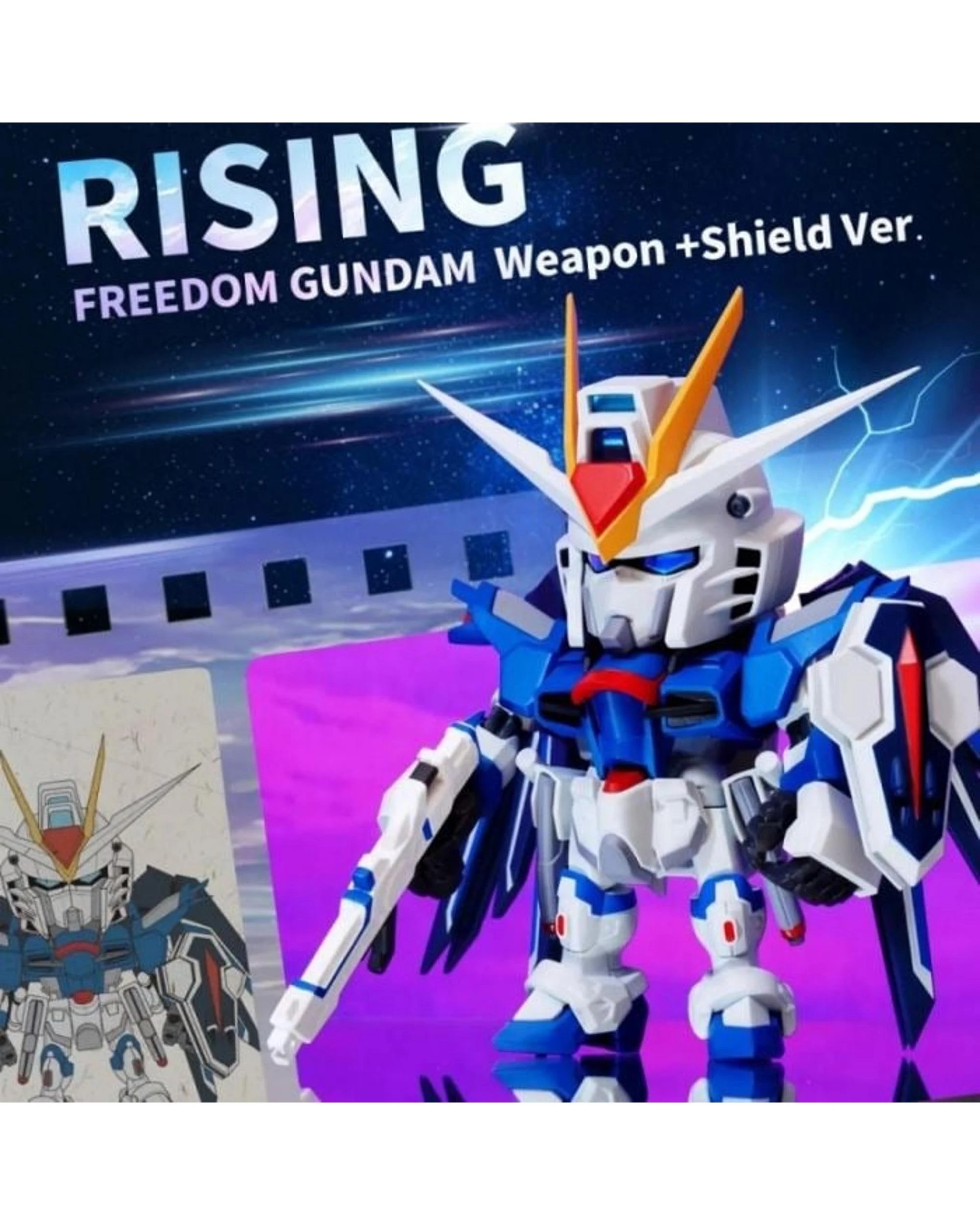 3 Bandai Gundam Seed Freedom Qmsv Mini Figure Blind Box, 3 of 7