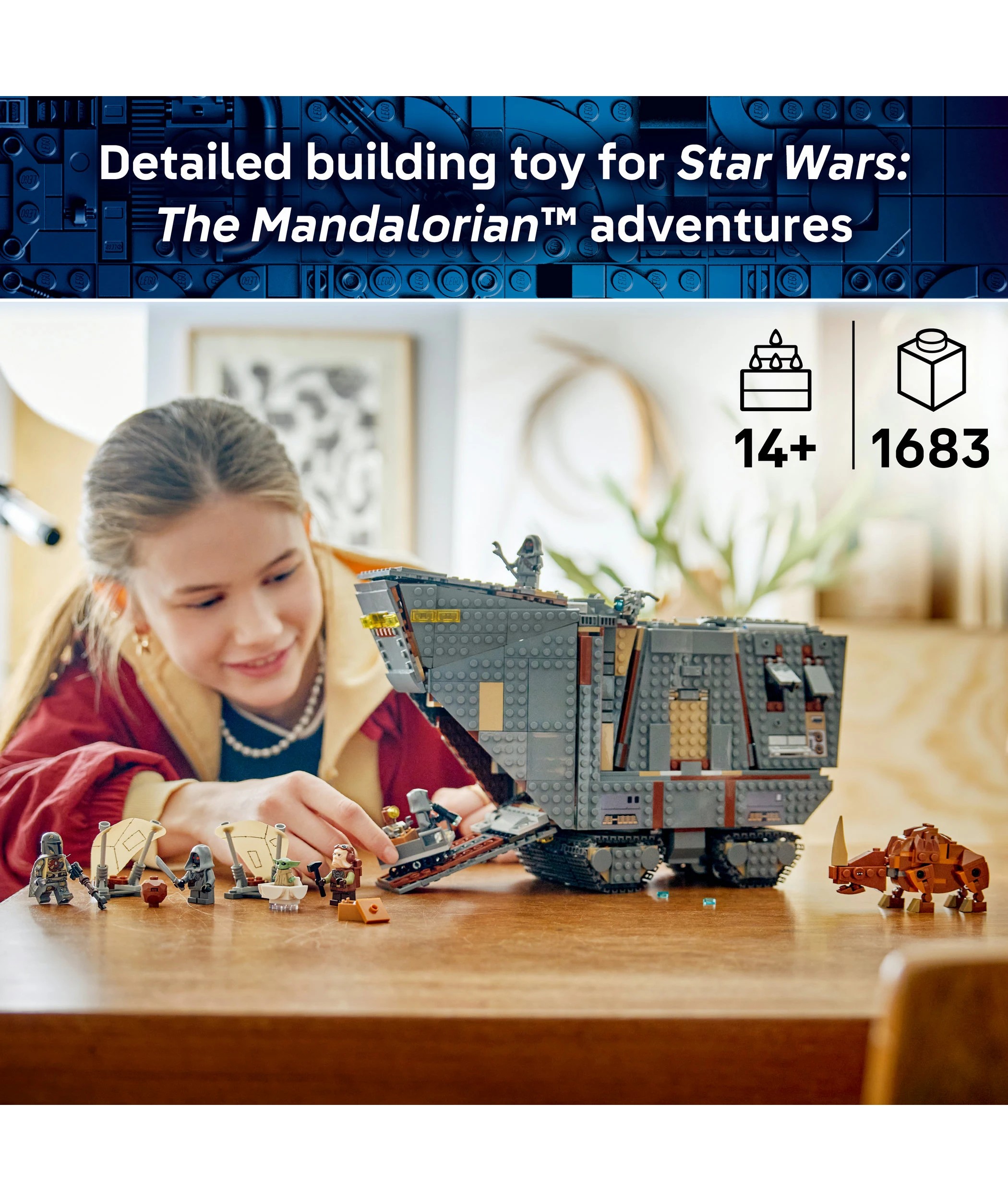 3 LEGO Star Wars Offworld Sandcrawler and Mudhorn 75453, 3 of 10