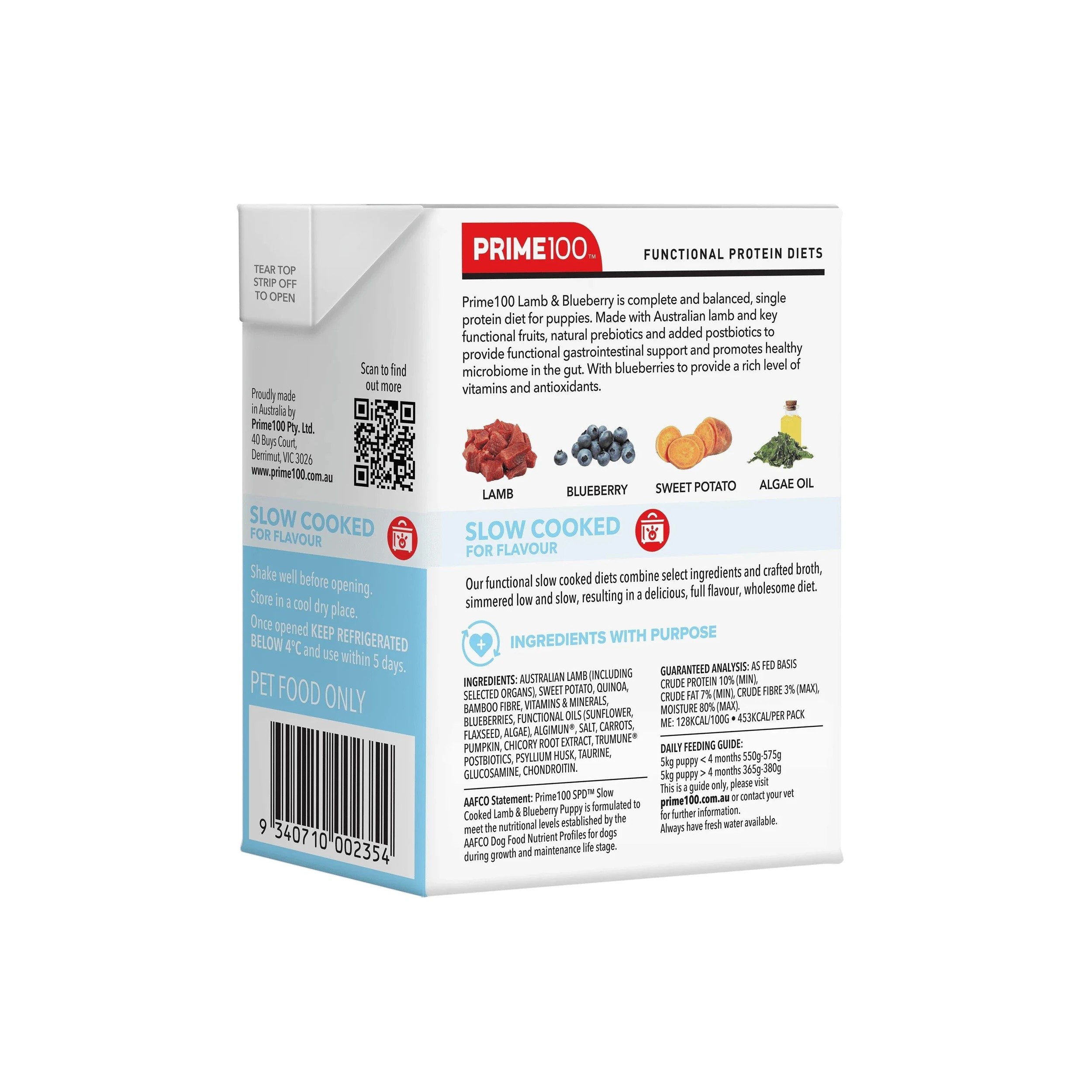 2 Prime Spd Slow Cooked Puppy Lamb & Bberry 354g 12pk, 2 of 2