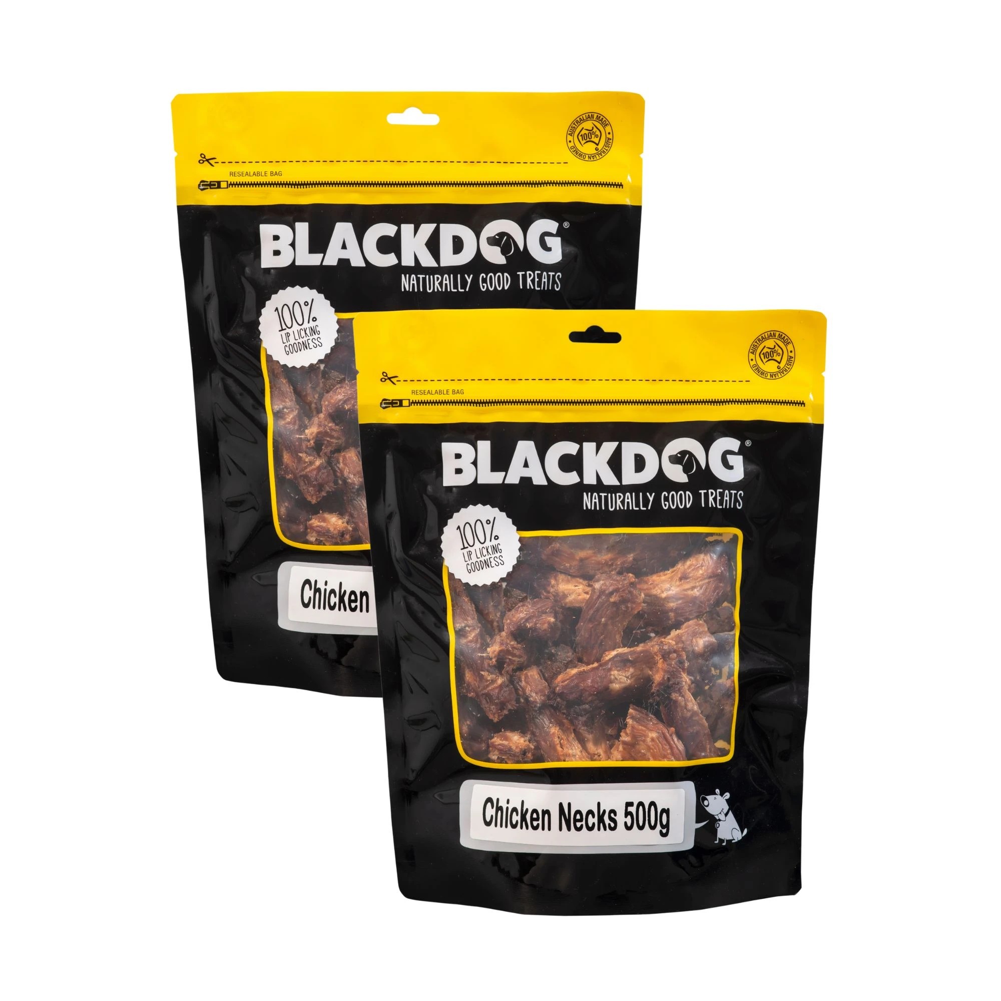 1 Blackdog Chicken Necks 500g x 2pk, 1 of 1