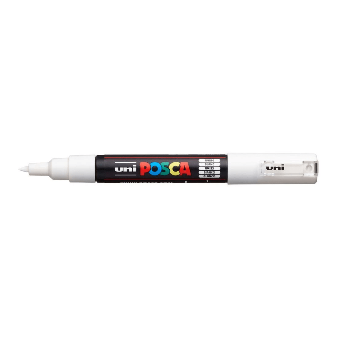 1 POSCA PC 1M Paint Paint Marker White, 1 of 7
