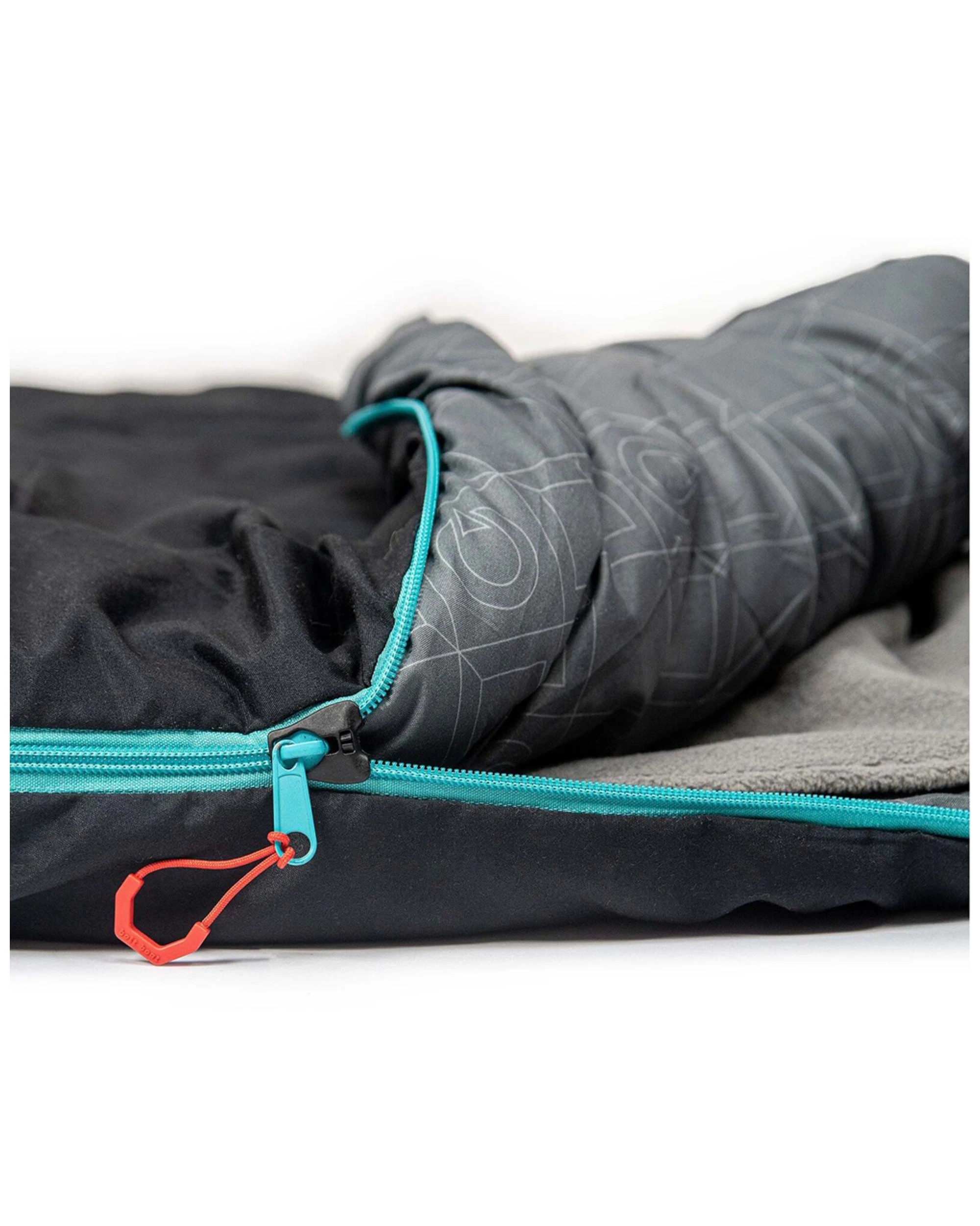 7 Quest Outdoors Polyester Brass Monkey -6 Deg Sleeping Bag Extra Width YKK Zipper - Black, 7 of 9