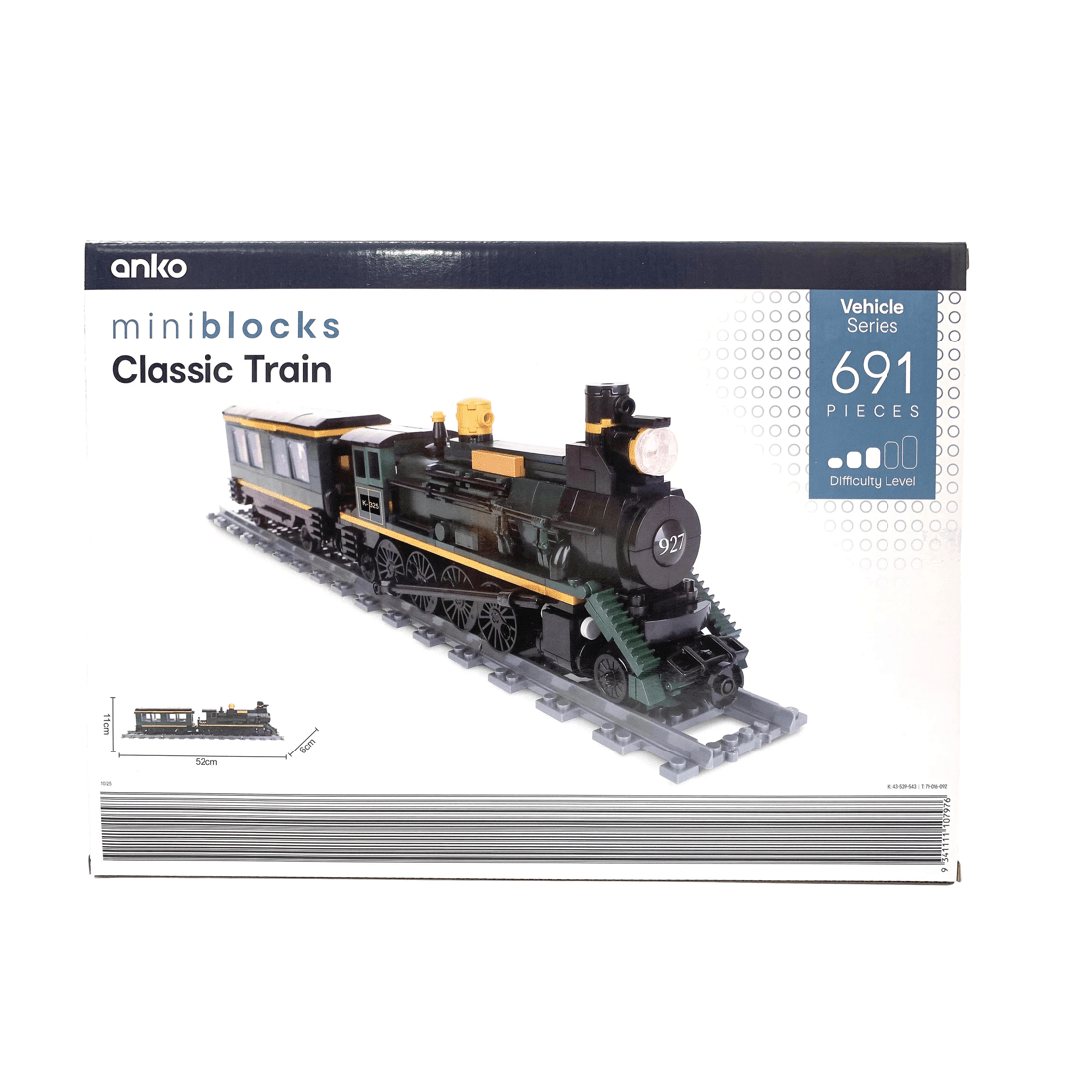 4 691 Piece Mini Blocks Vehicle Series: Classic Train, 4 of 4
